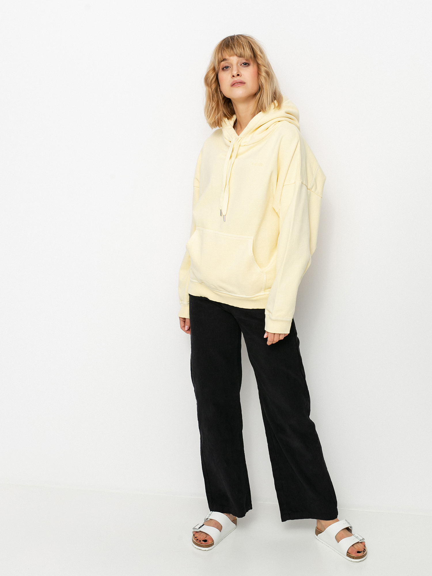 Bluza z kapturem Levi's® Rider HD Wmn (transparent yellow garment dye)