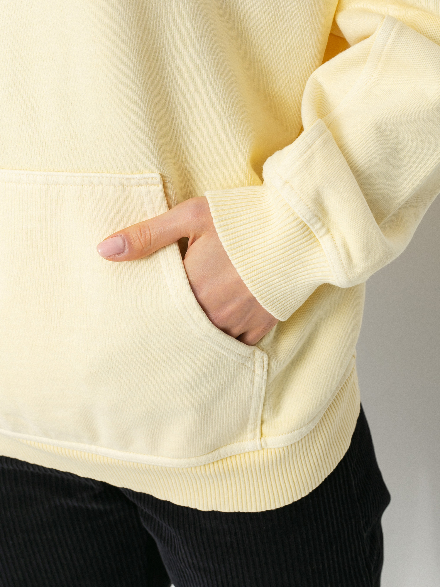 Bluza z kapturem Levi's® Rider HD Wmn (transparent yellow garment dye)