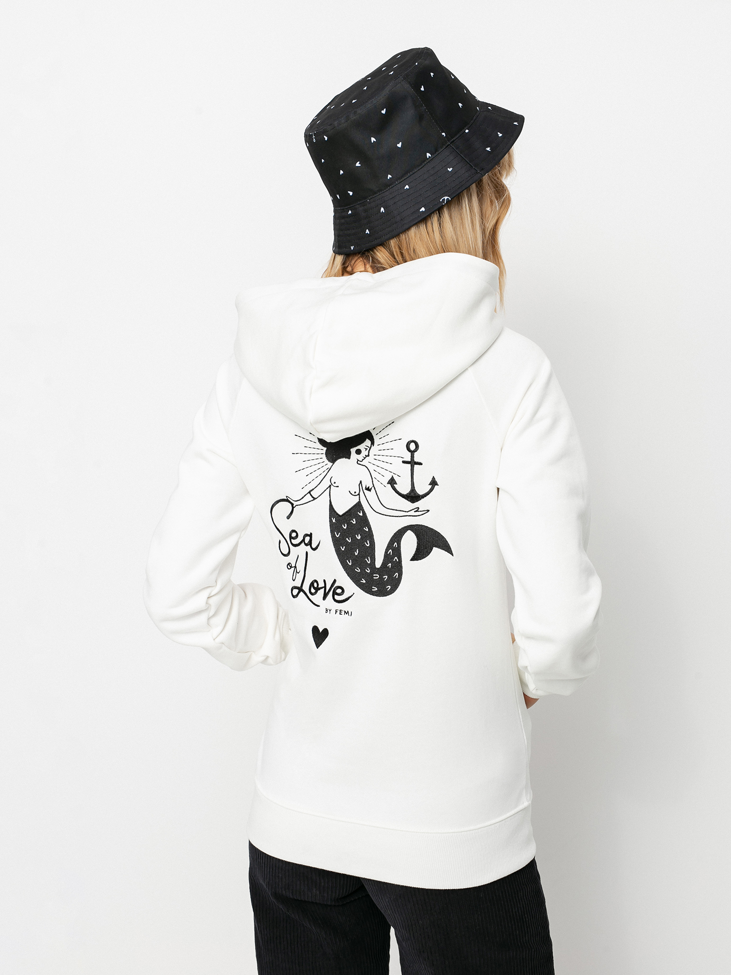 Bluza z kapturem Femi Stories Harun ZHD Wmn (ecr)