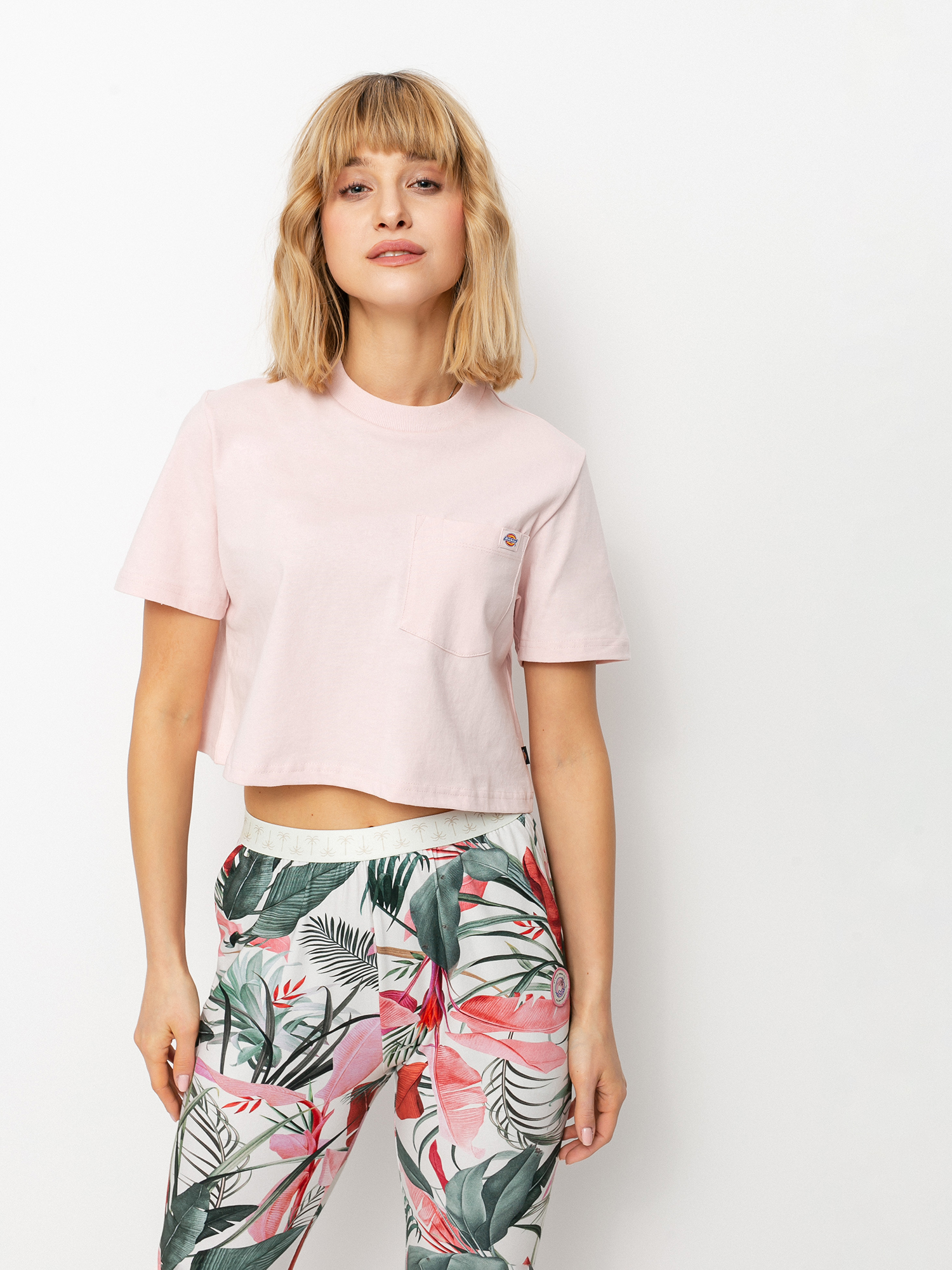 T-shirt Dickies Porterdale Crop Wmn (light pink)