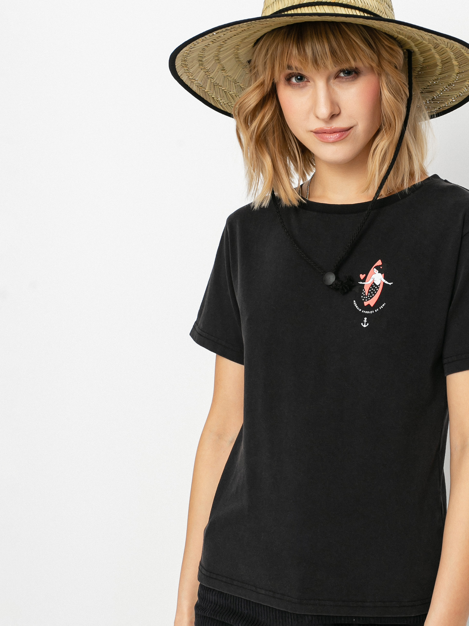 T-shirt Femi Stories Manuel Wmn (wblk)