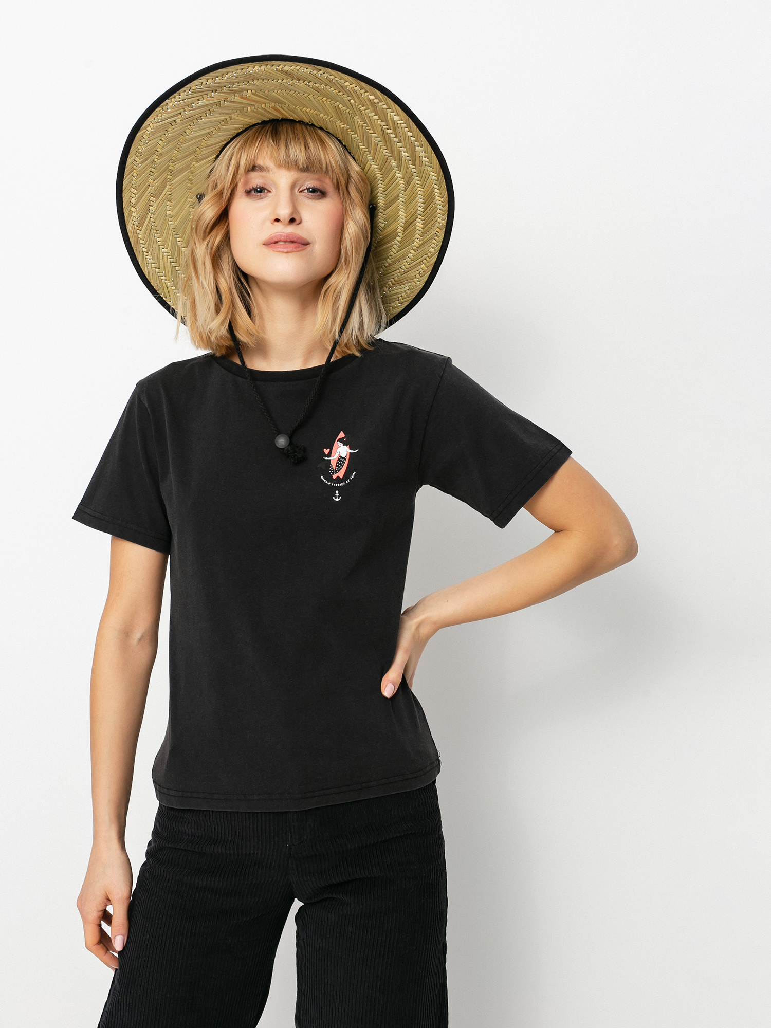 T-shirt Femi Stories Manuel Wmn (wblk)