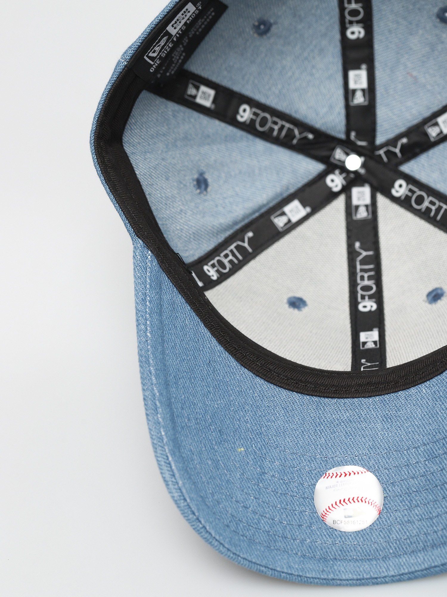Czapka z daszkiem New Era Wash Denim 9Forty Los Angeles Dodgers ZD Wmn (navy)