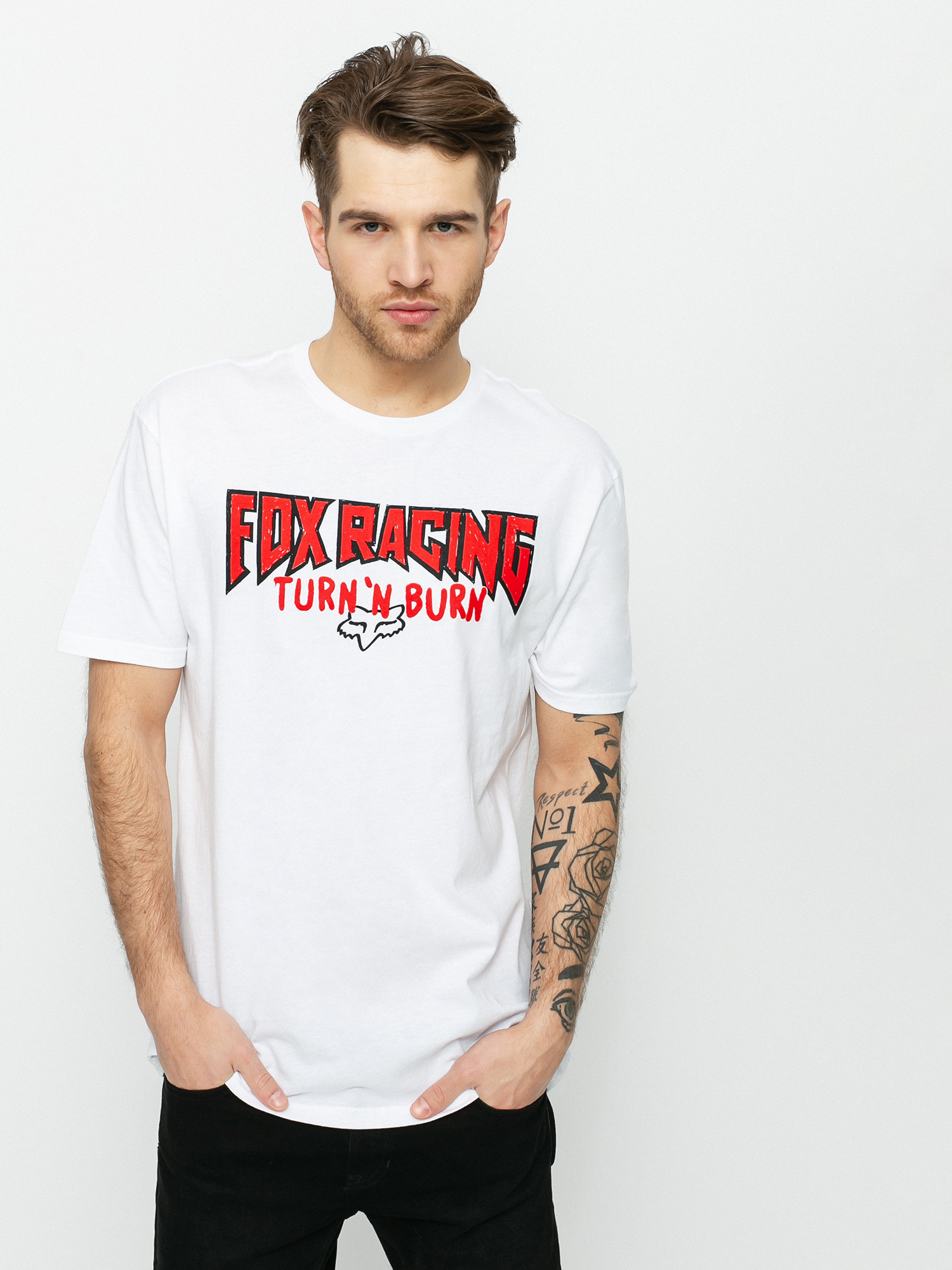 T-shirt Fox Roadie Premium (opt wht)