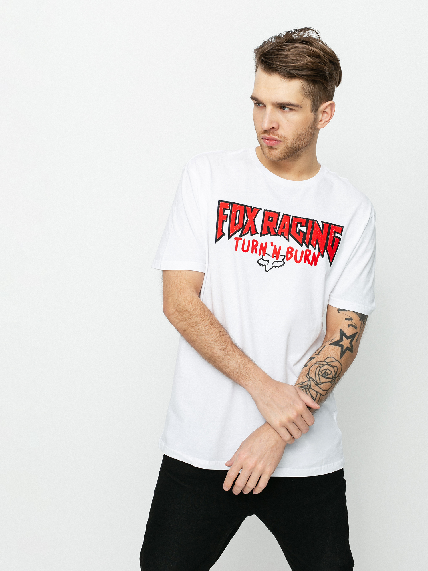 T-shirt Fox Roadie Premium (opt wht)
