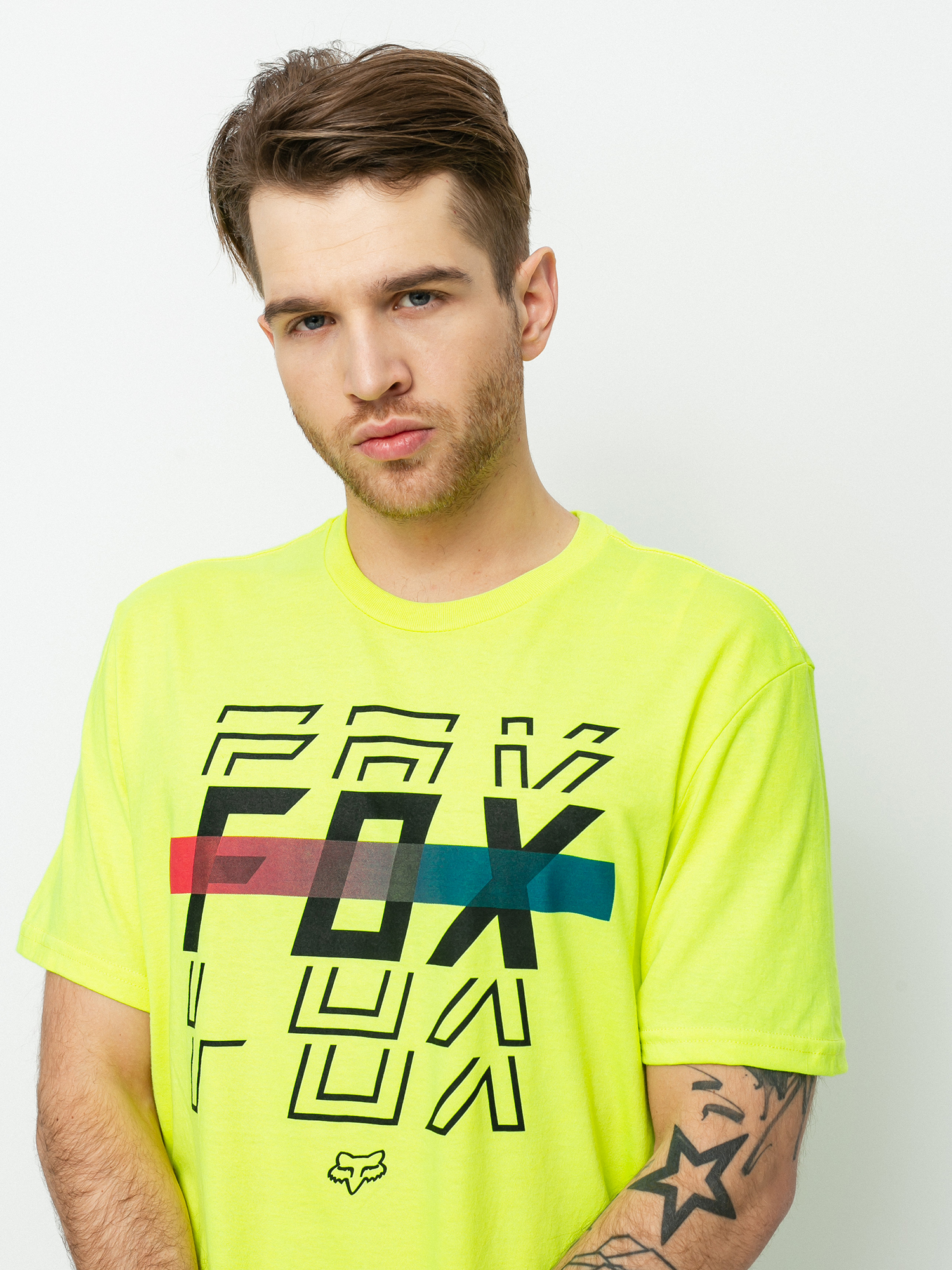 T-shirt Fox Cranker (flo ylw)