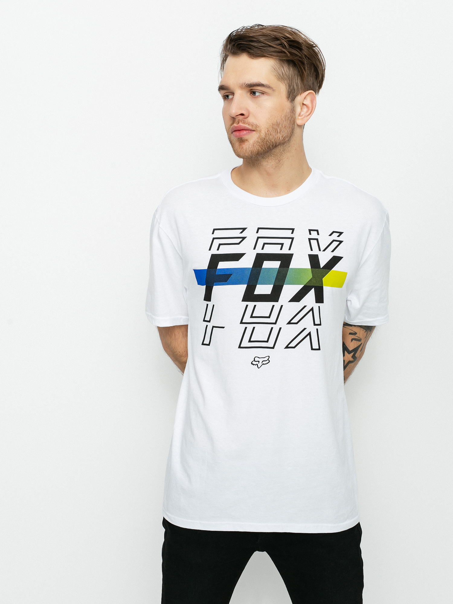 T-shirt Fox Cranker (opt wht)