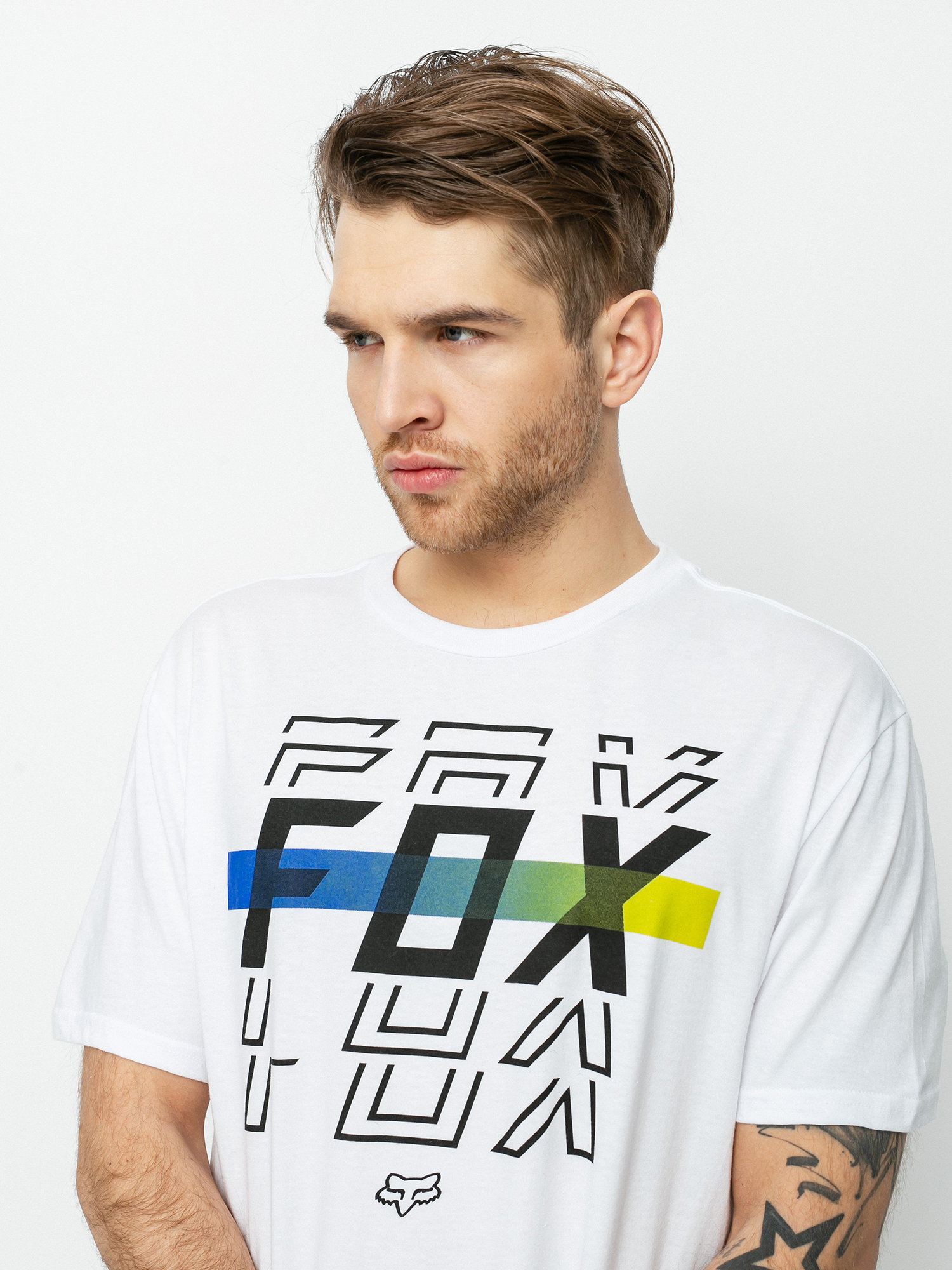 T-shirt Fox Cranker (opt wht)