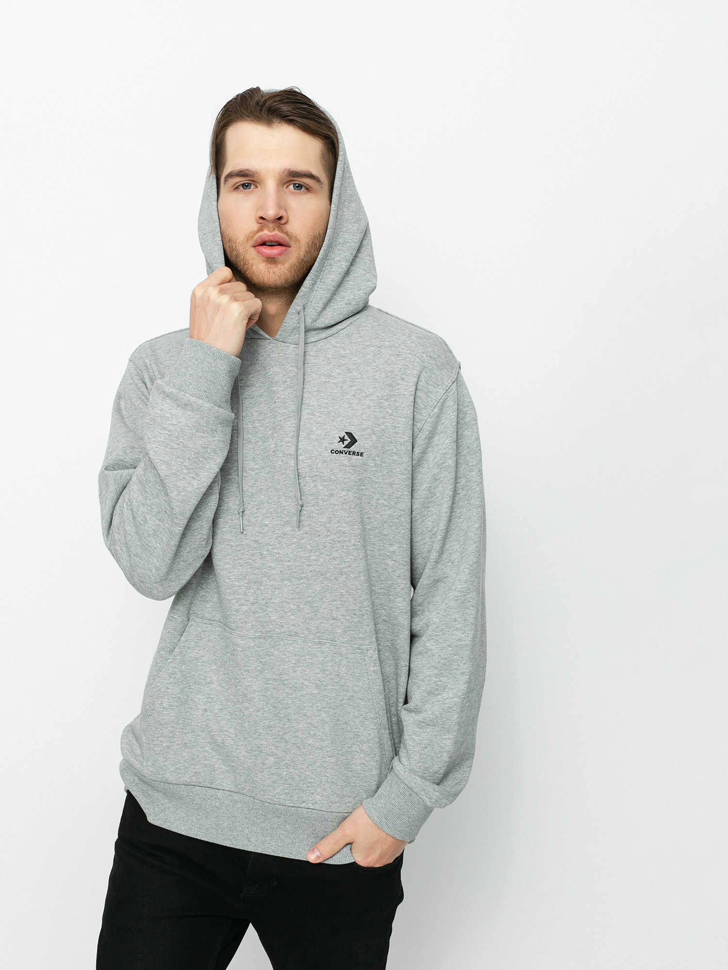 Bluza z kapturem Converse Emb Star Chevron Ft HD (vgh)