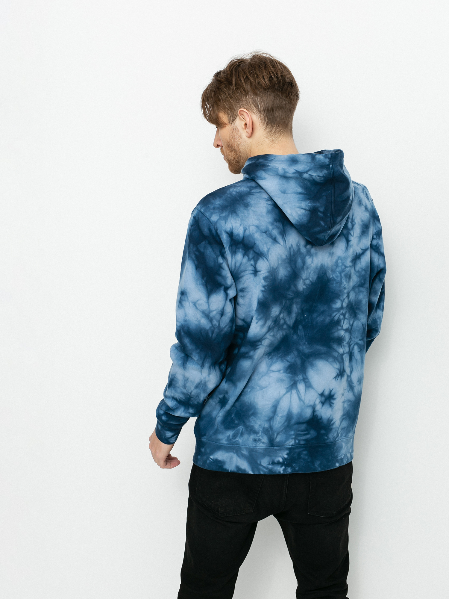 Bluza z kapturem RVCA Tonally Tie Dye HD (blue tie dye)