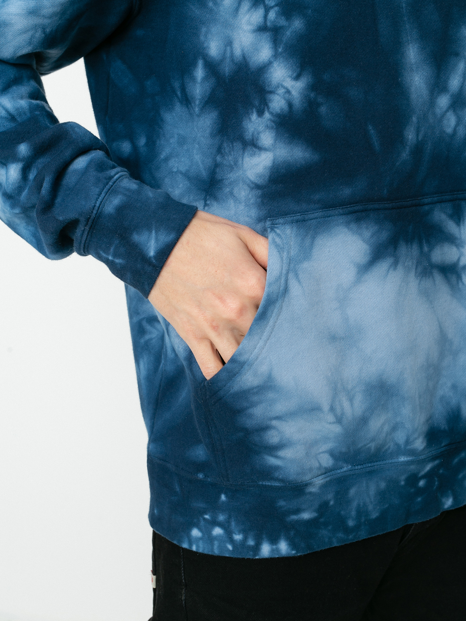 Bluza z kapturem RVCA Tonally Tie Dye HD (blue tie dye)