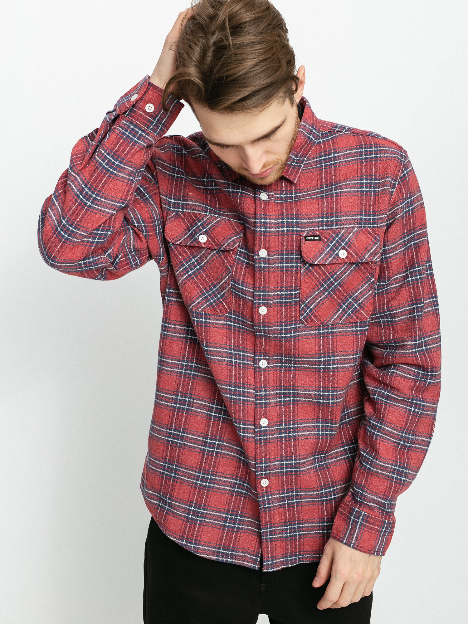 Koszula Brixton Bowery Lw X Flannel (cowhide)