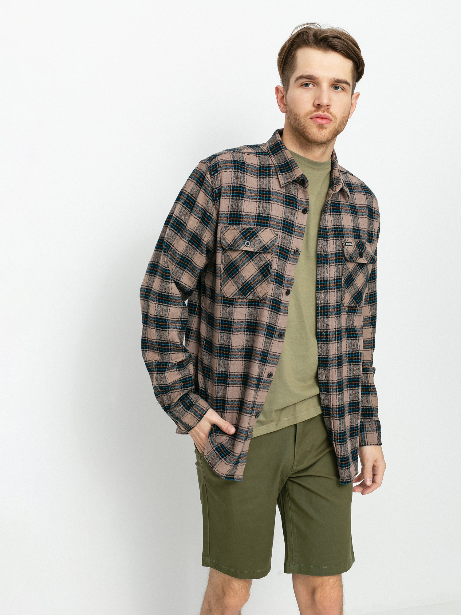 Koszula Brixton Bowery Lw X Flannel (pine bark)