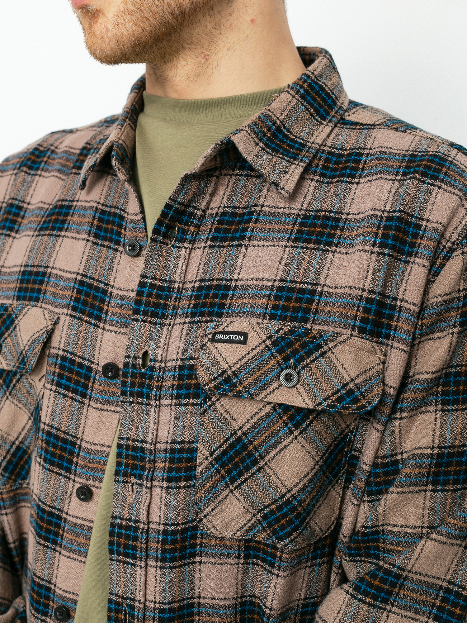 Koszula Brixton Bowery Lw X Flannel (pine bark)