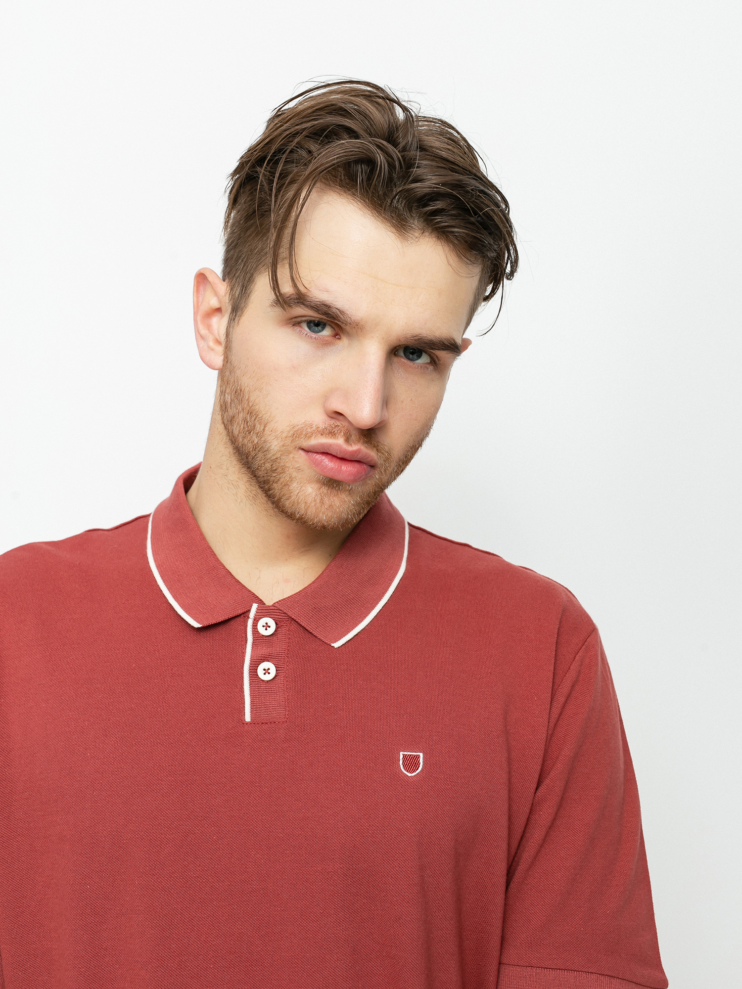 Polo Brixton Proper Polo Knit (cowhide pique)