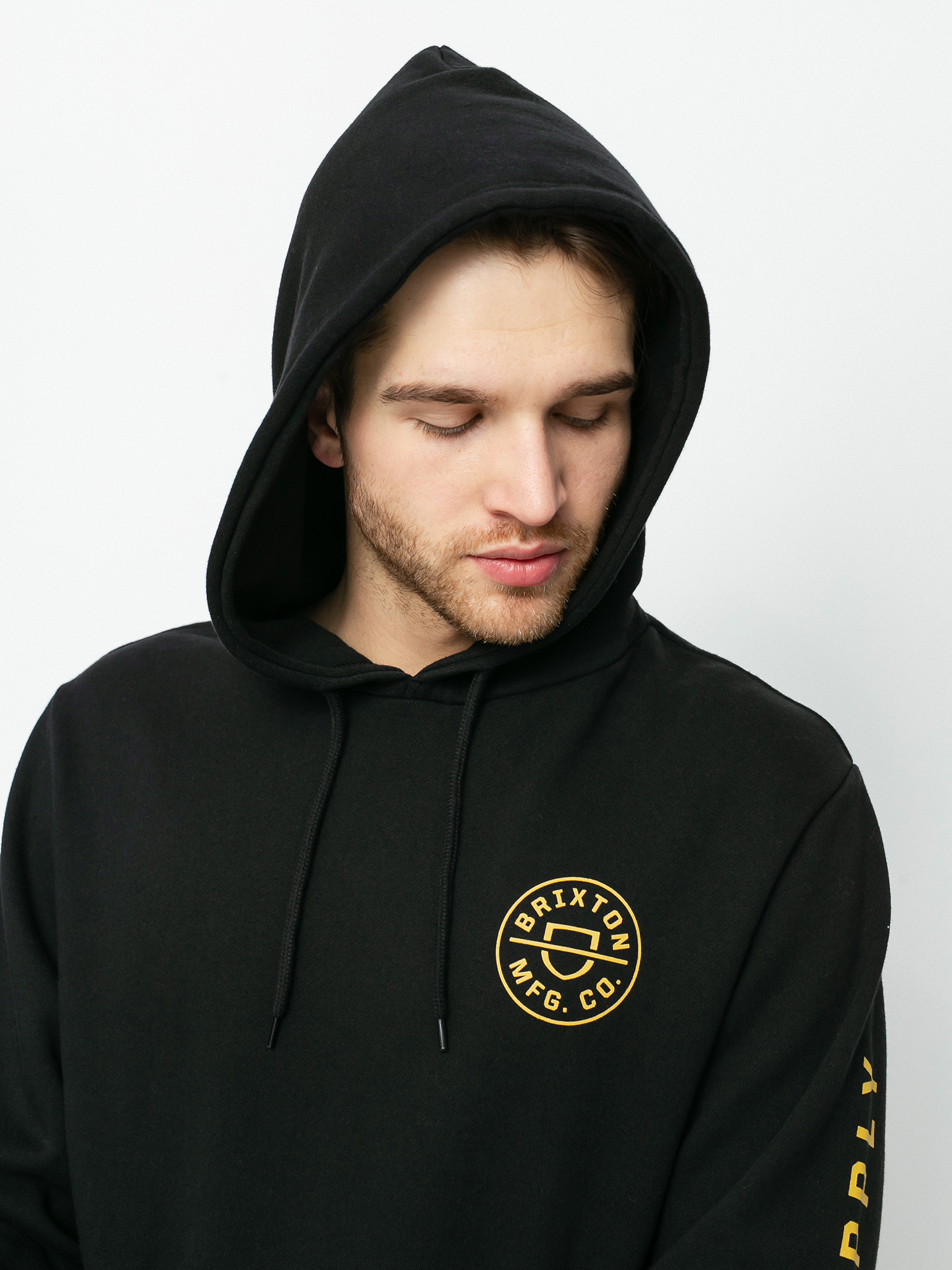 Bluza z kapturem Brixton Crest HD (black)