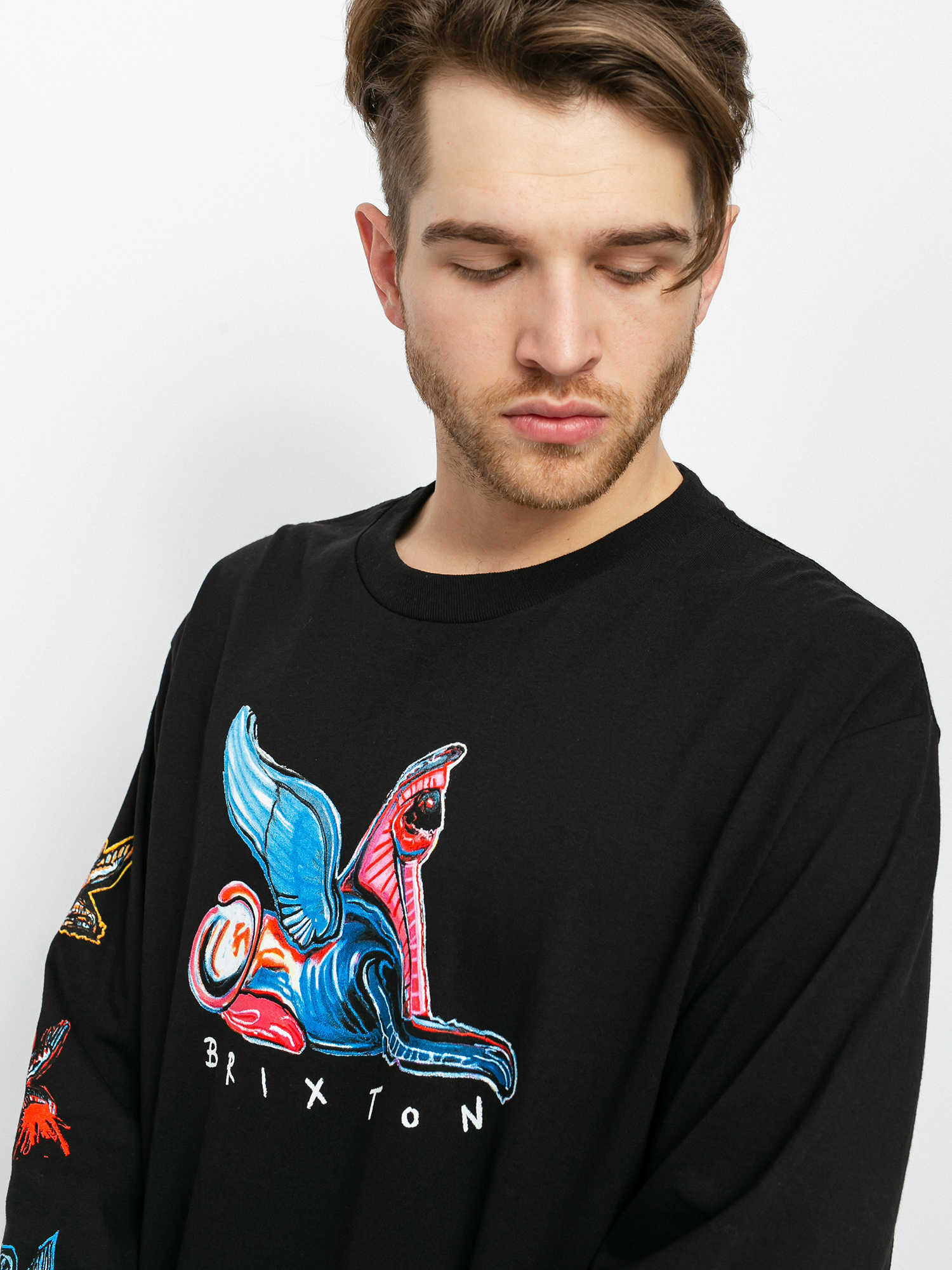 Longsleeve Brixton Bb Time Machine Stt (black)