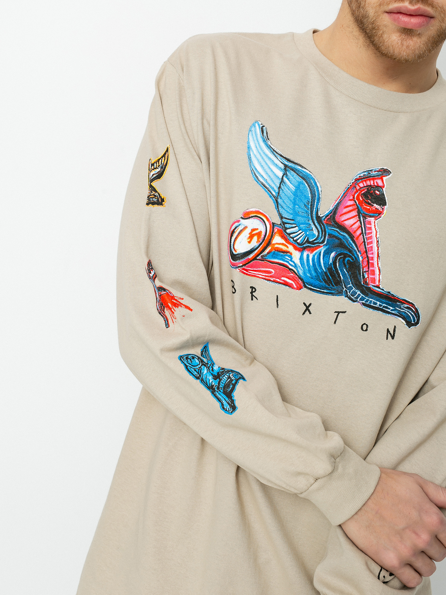 Longsleeve Brixton Bb Time Machine Stt (gravel)