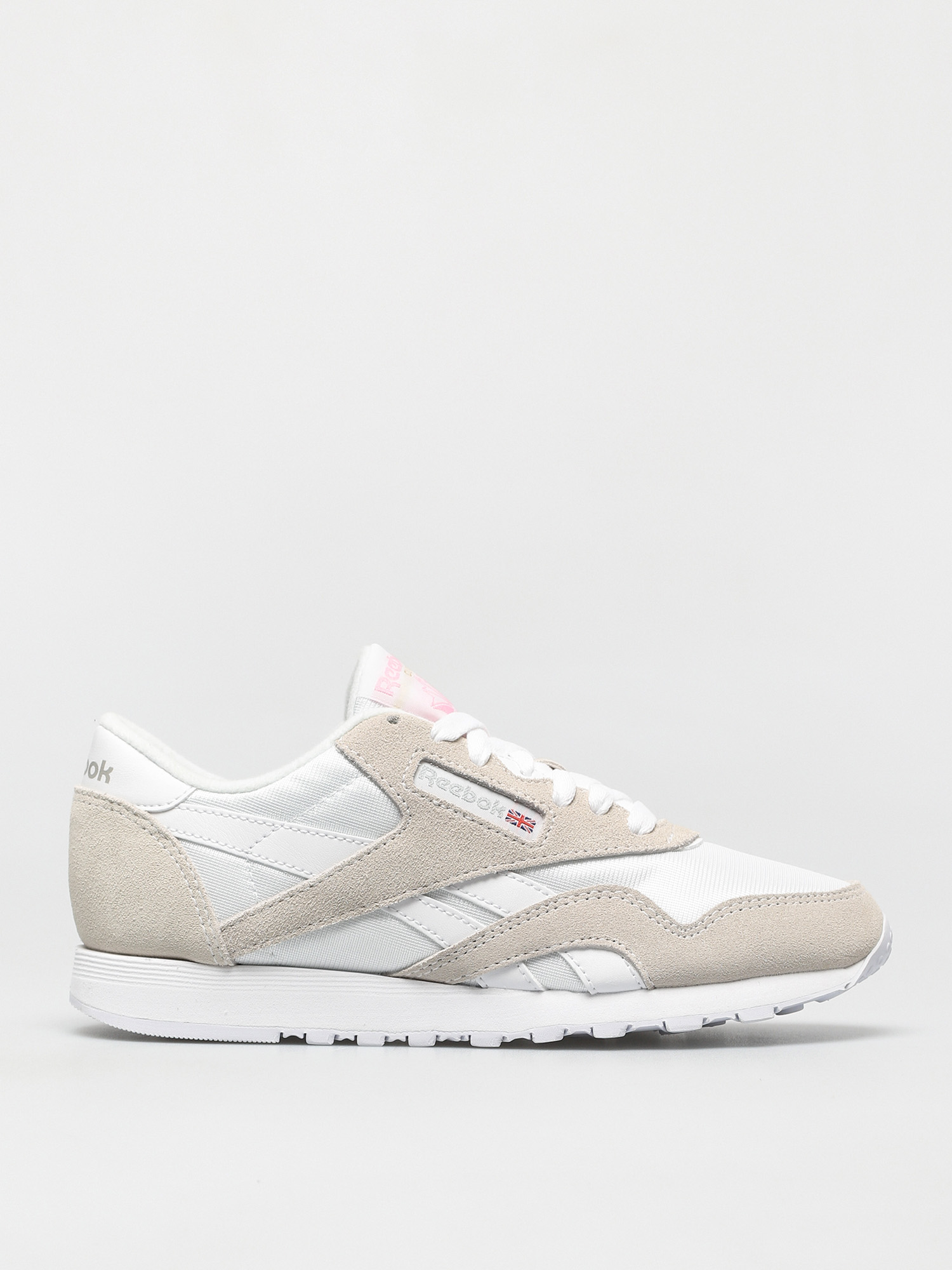 Buty Reebok Cl Nylon Wmn (white/white/lgtgre)
