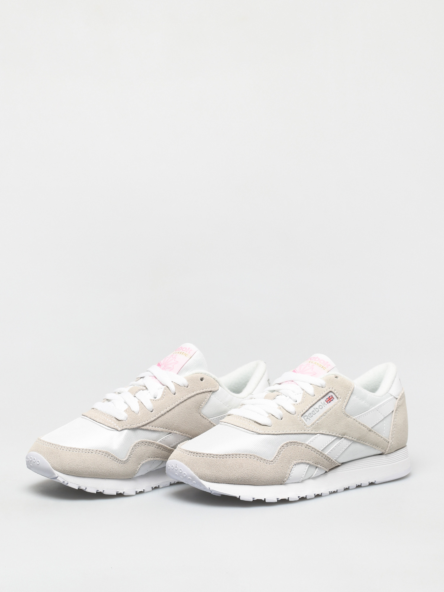 Buty Reebok Cl Nylon Wmn (white/white/lgtgre)
