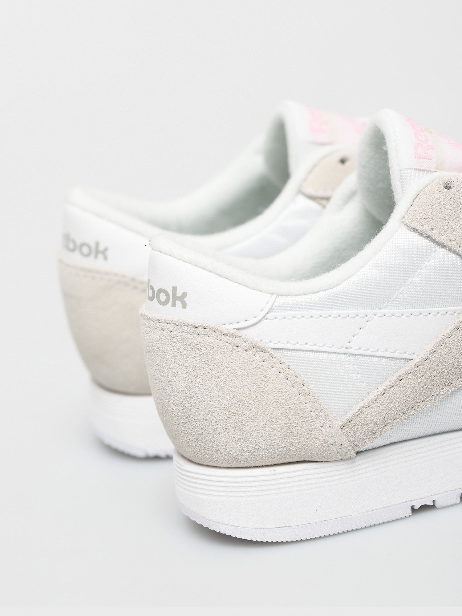 Buty Reebok Cl Nylon Wmn (white/white/lgtgre)