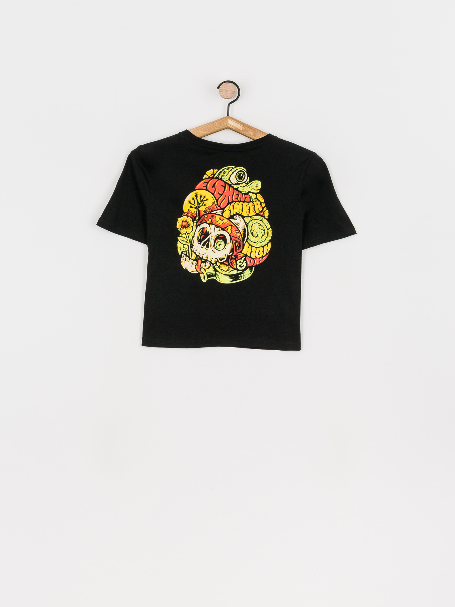 T-shirt Element The Vision Crop Wmn (black)