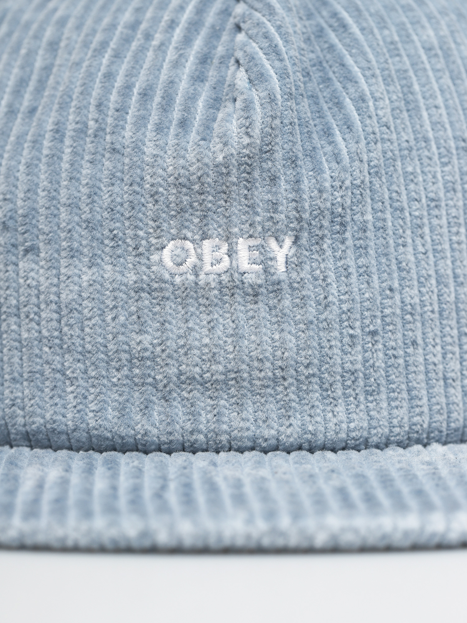 Czapka z daszkiem OBEY Bold Cord ZD (ice blue)
