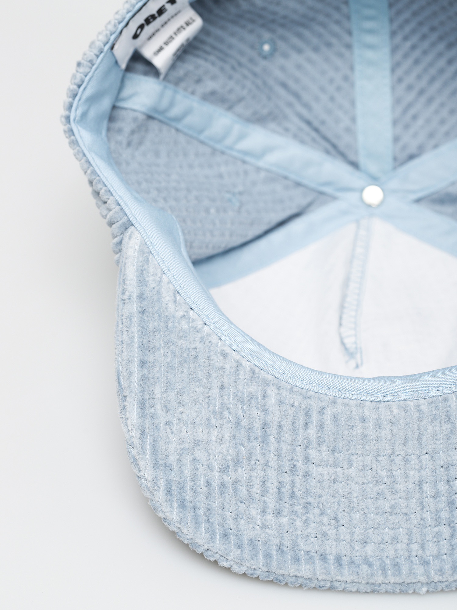 Czapka z daszkiem OBEY Bold Cord ZD (ice blue)