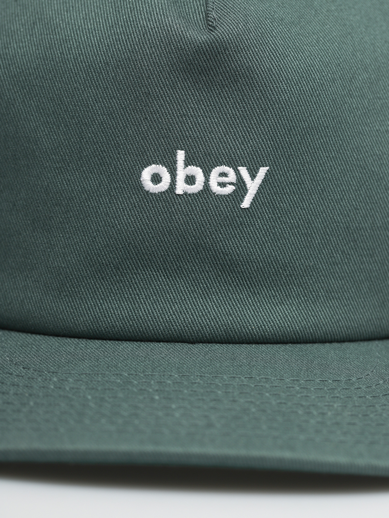 Czapka z daszkiem OBEY Lowercase ZD (sage)