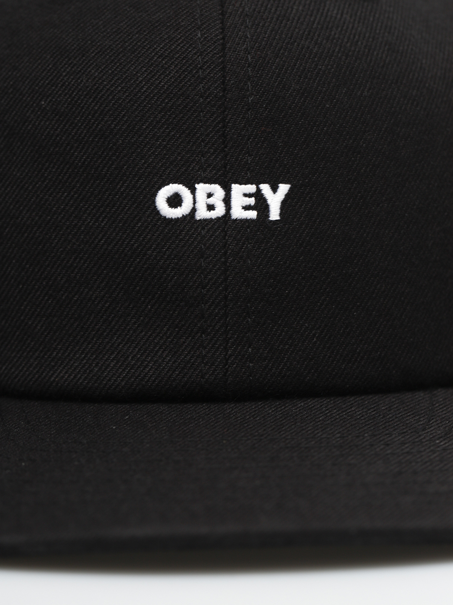 Czapka z daszkiem OBEY Serge 6 Panel ZD (black)