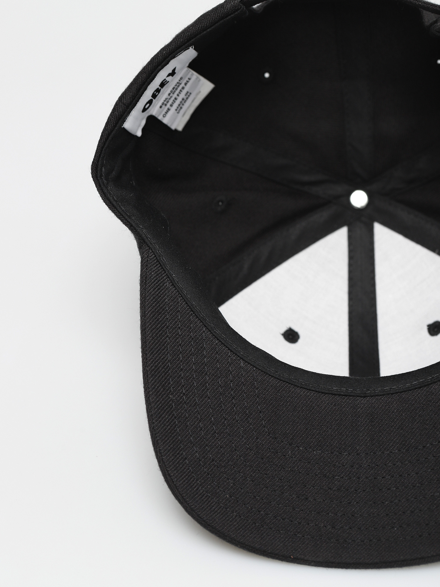 Czapka z daszkiem OBEY Serge 6 Panel ZD (black)