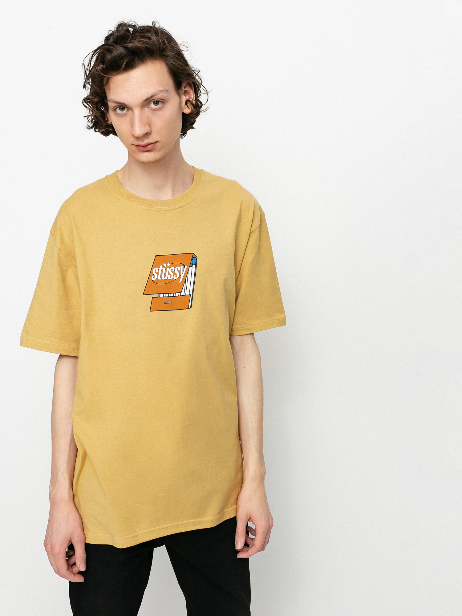 T-shirt Stussy Matchbook (khaki)