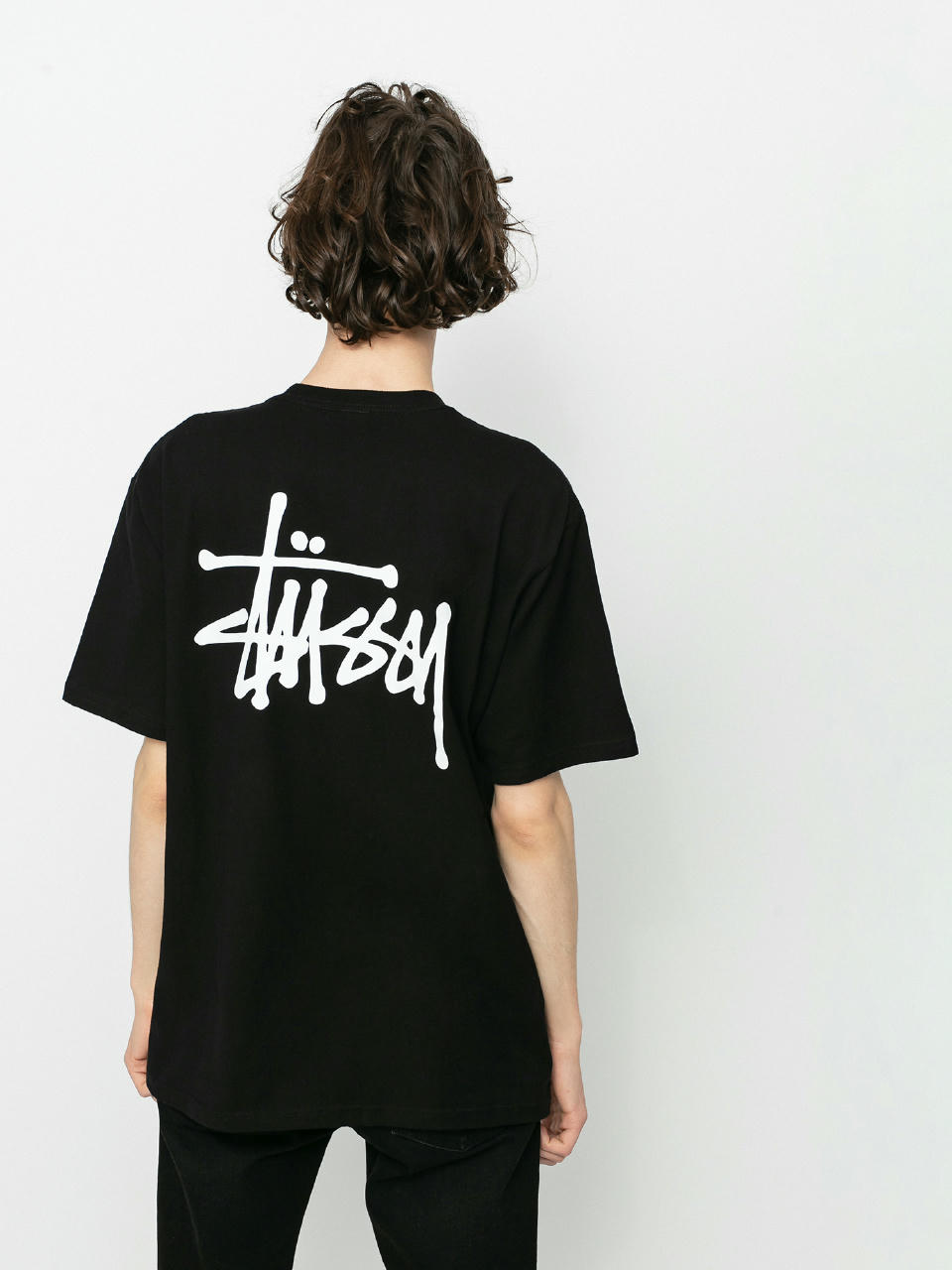 T-shirt Stussy Basic Stussy (black)