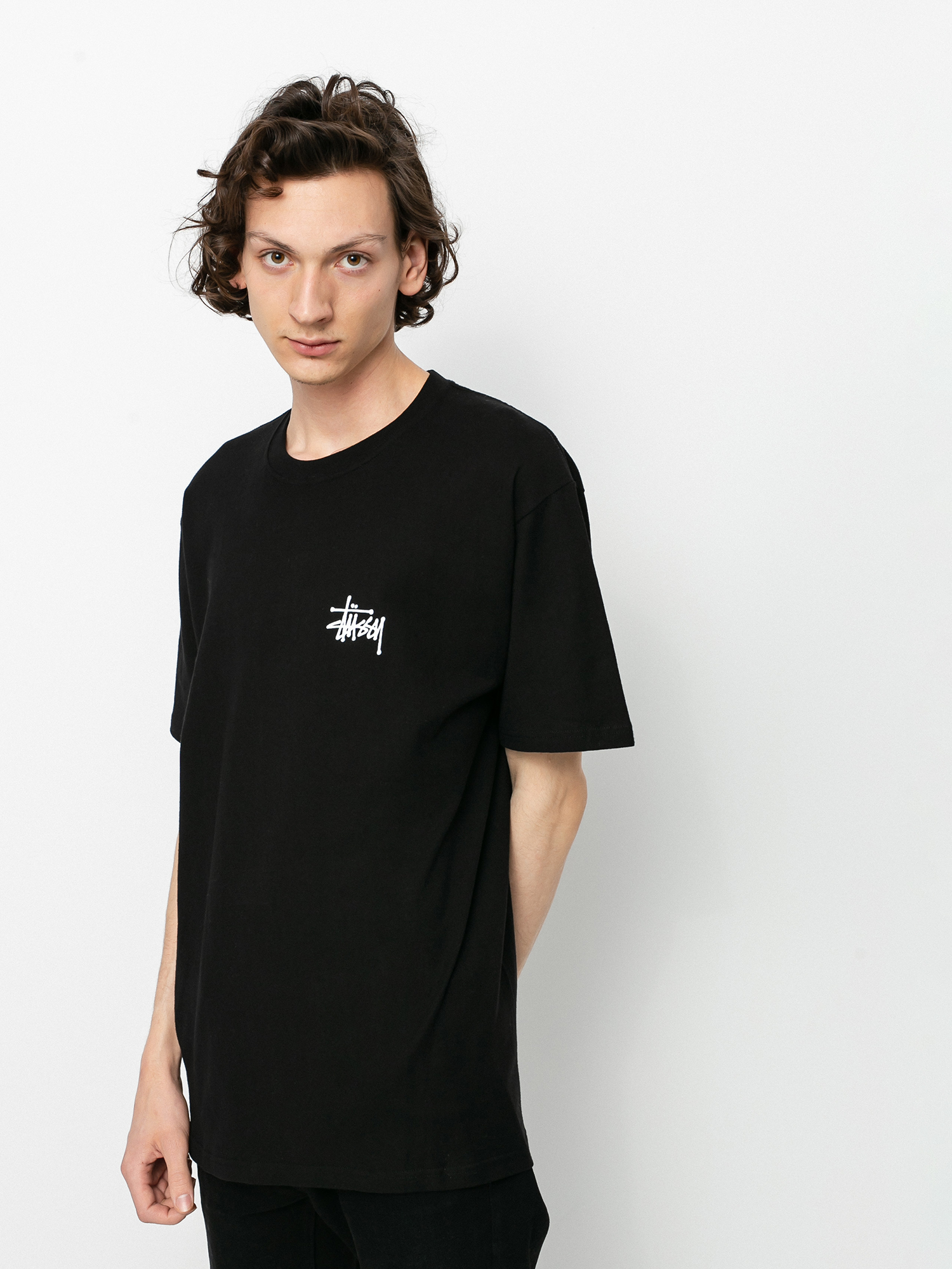 T-shirt Stussy Basic Stussy (black)