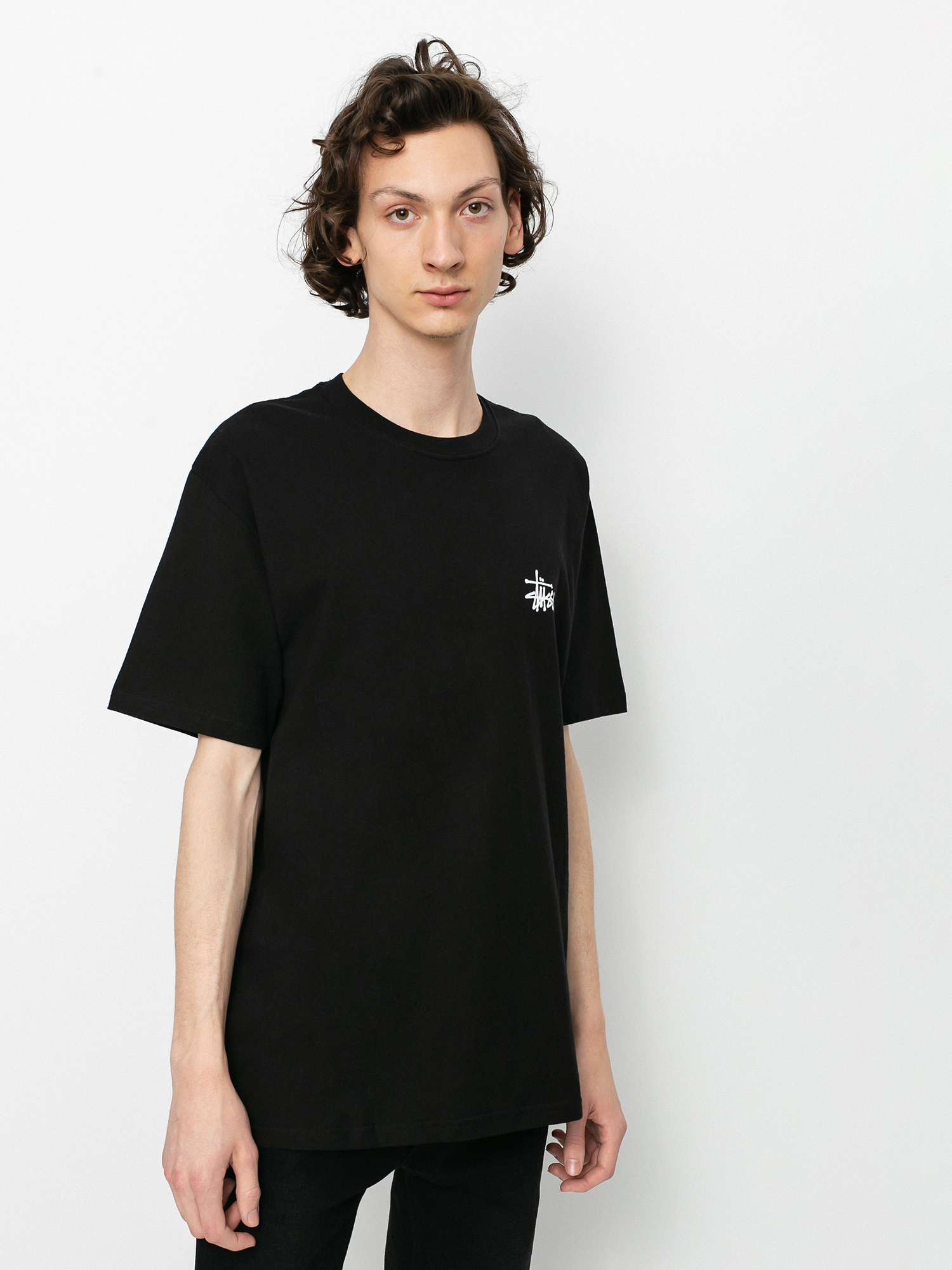T-shirt Stussy Basic Stussy (black)
