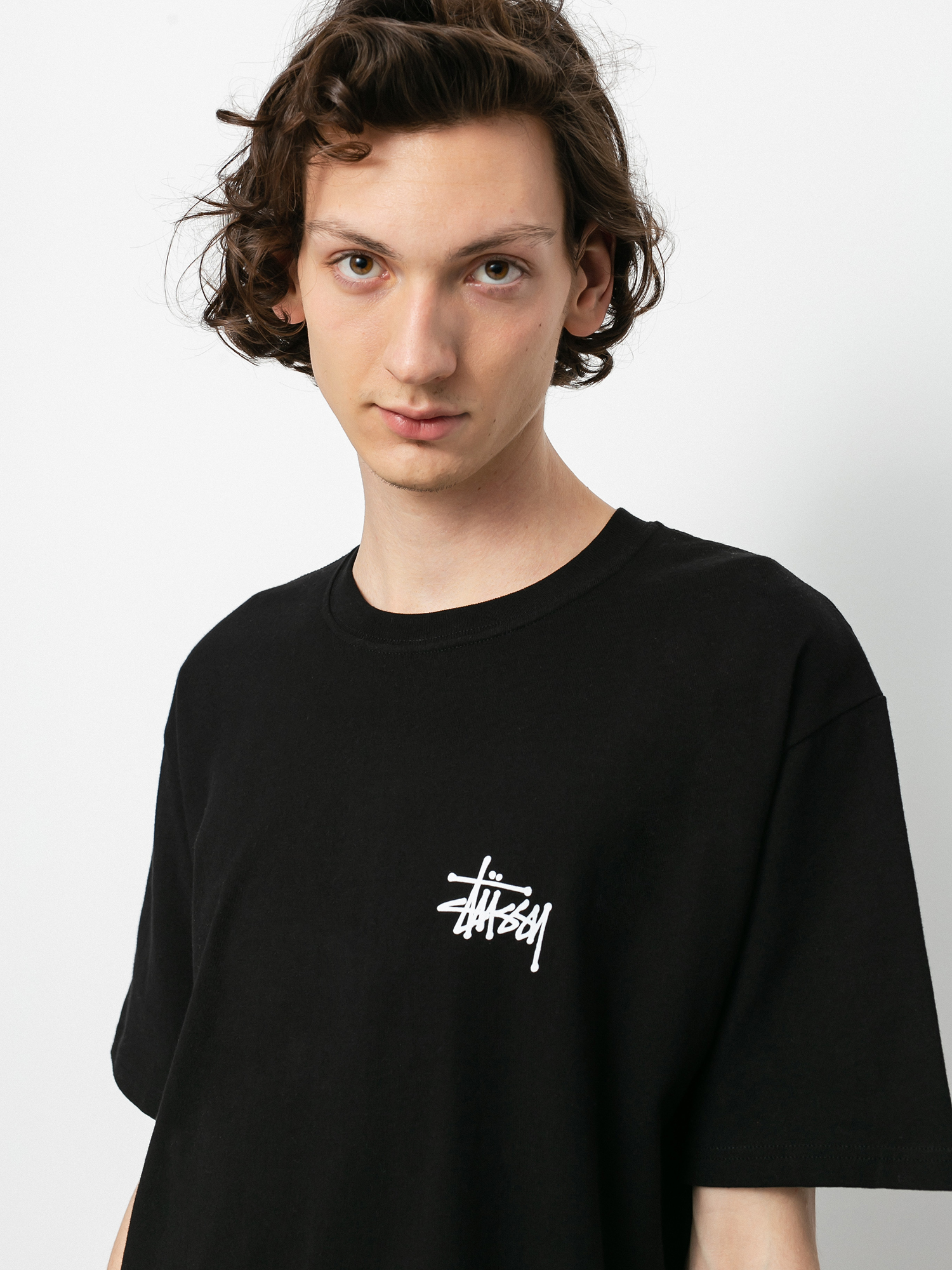 T-shirt Stussy Basic Stussy (black)