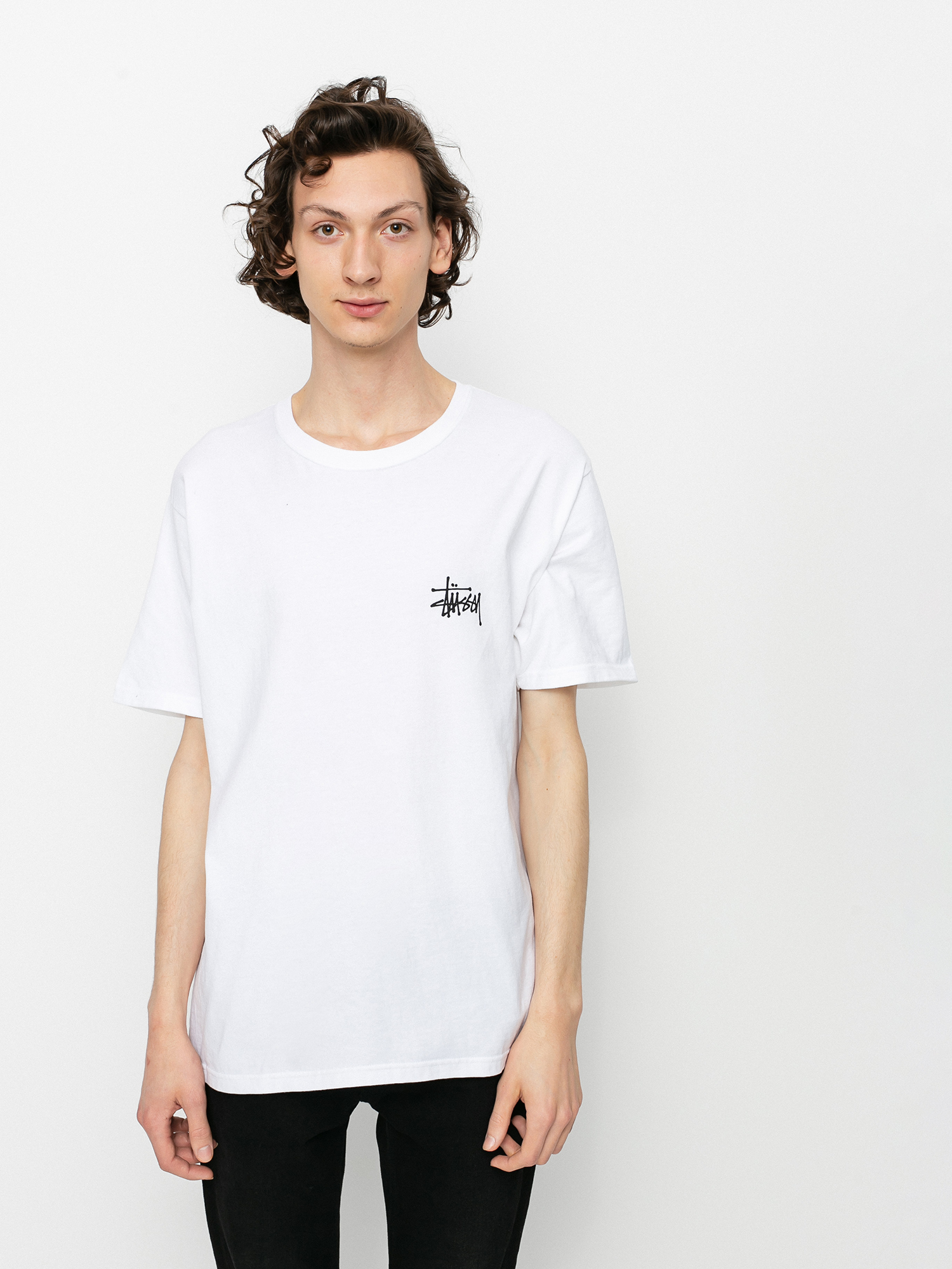 T-shirt Stussy Basic Stussy (white)
