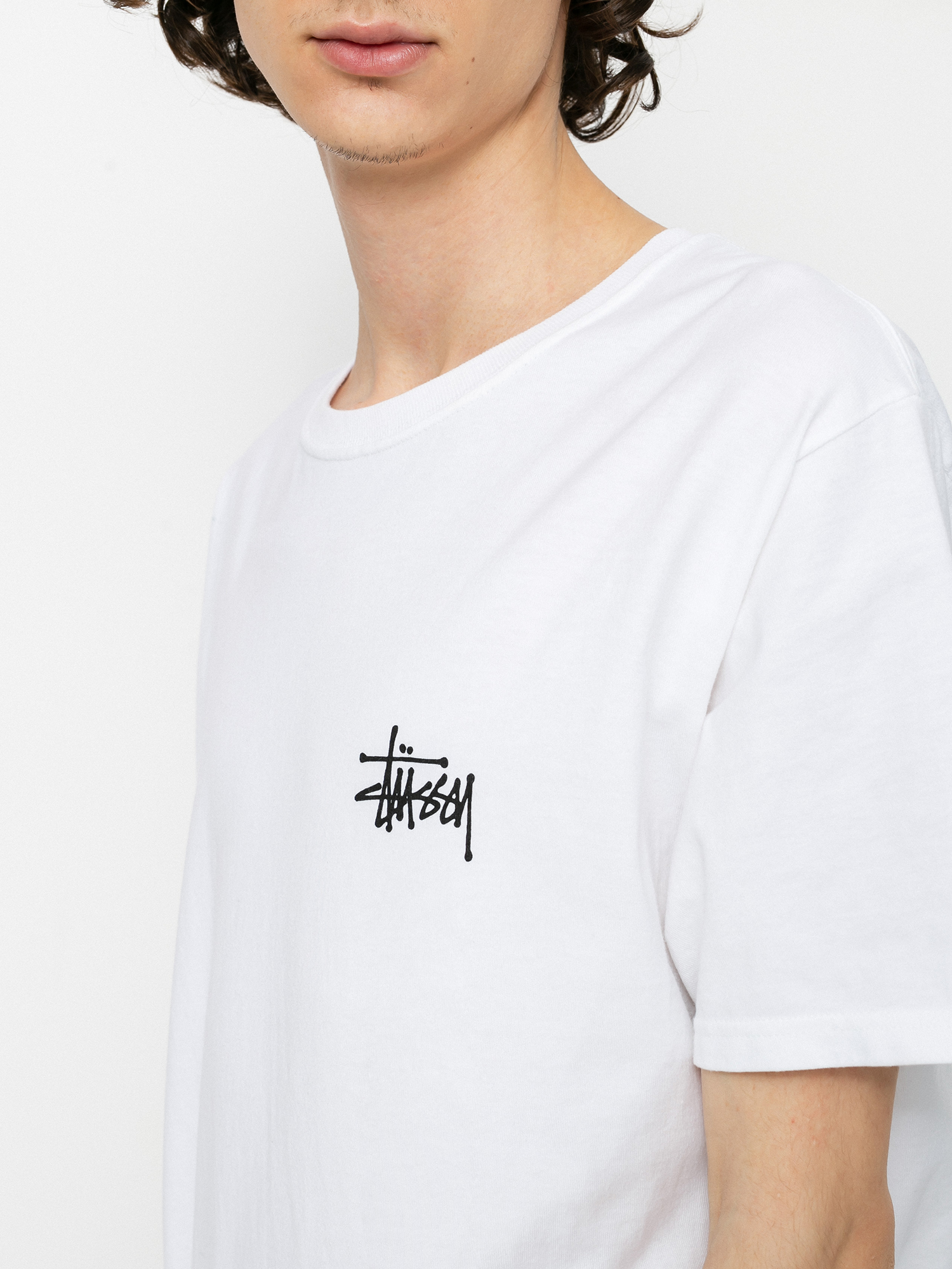 T-shirt Stussy Basic Stussy (white)