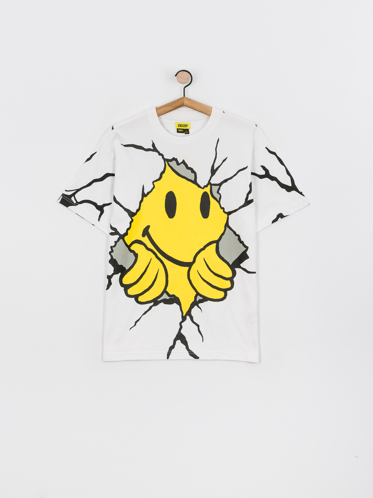 T-shirt Chinatown Market Smiley Dry Wall Breaker (white)