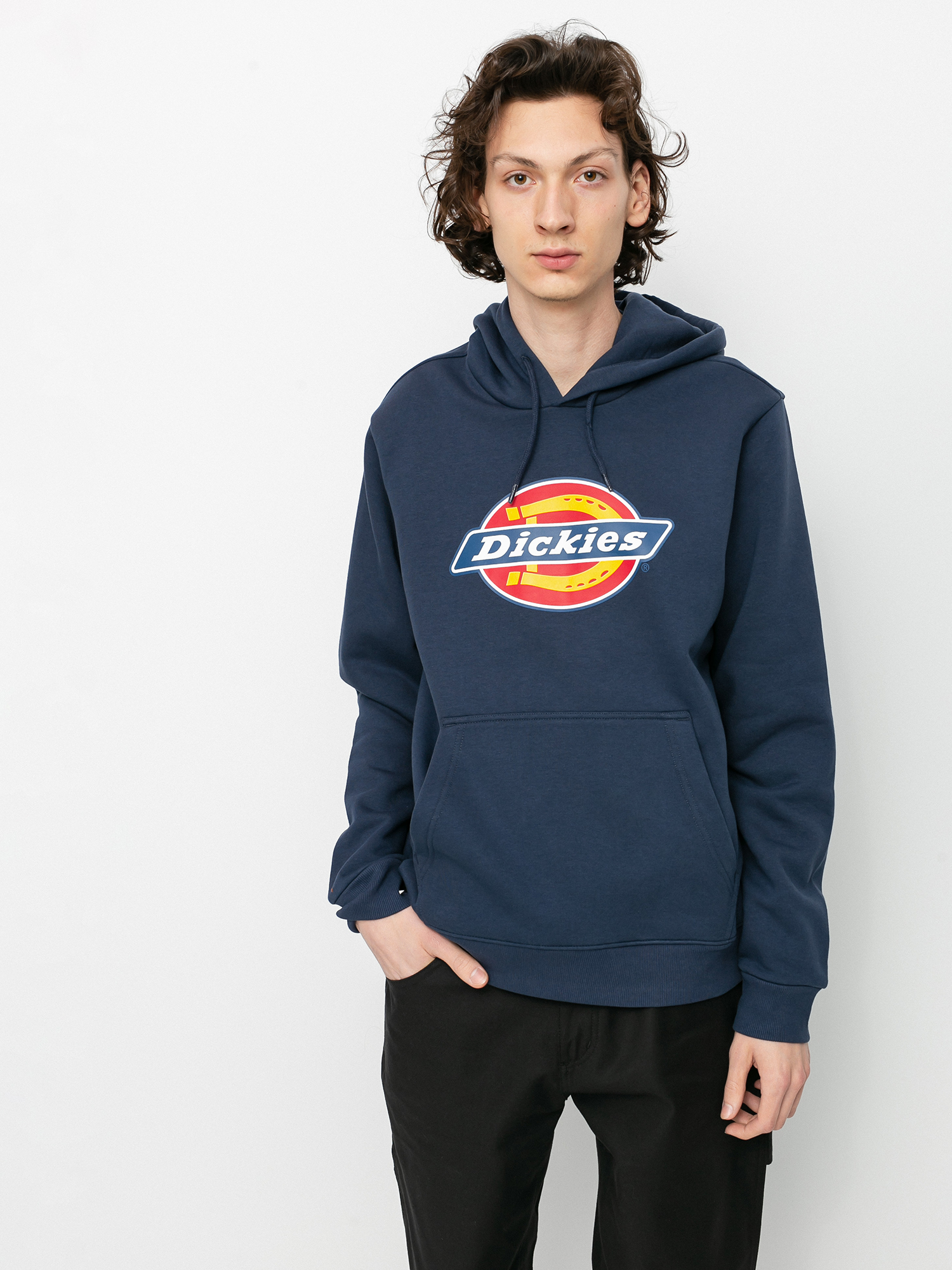 Bluza z kapturem Dickies Icon Logo HD (navy blue)