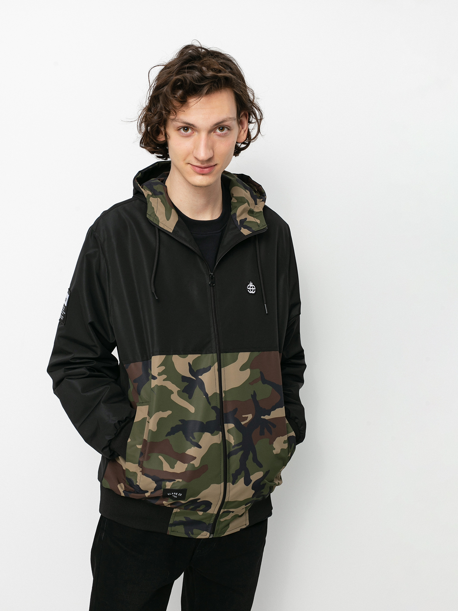 Kurtka Elade Rainforest Summer (black/camo)