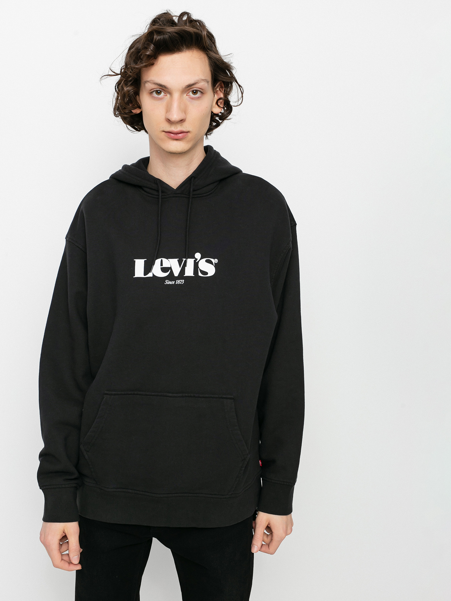 Bluza z kapturem Levi's® T2 Relaxed Graphic HD (caviar)