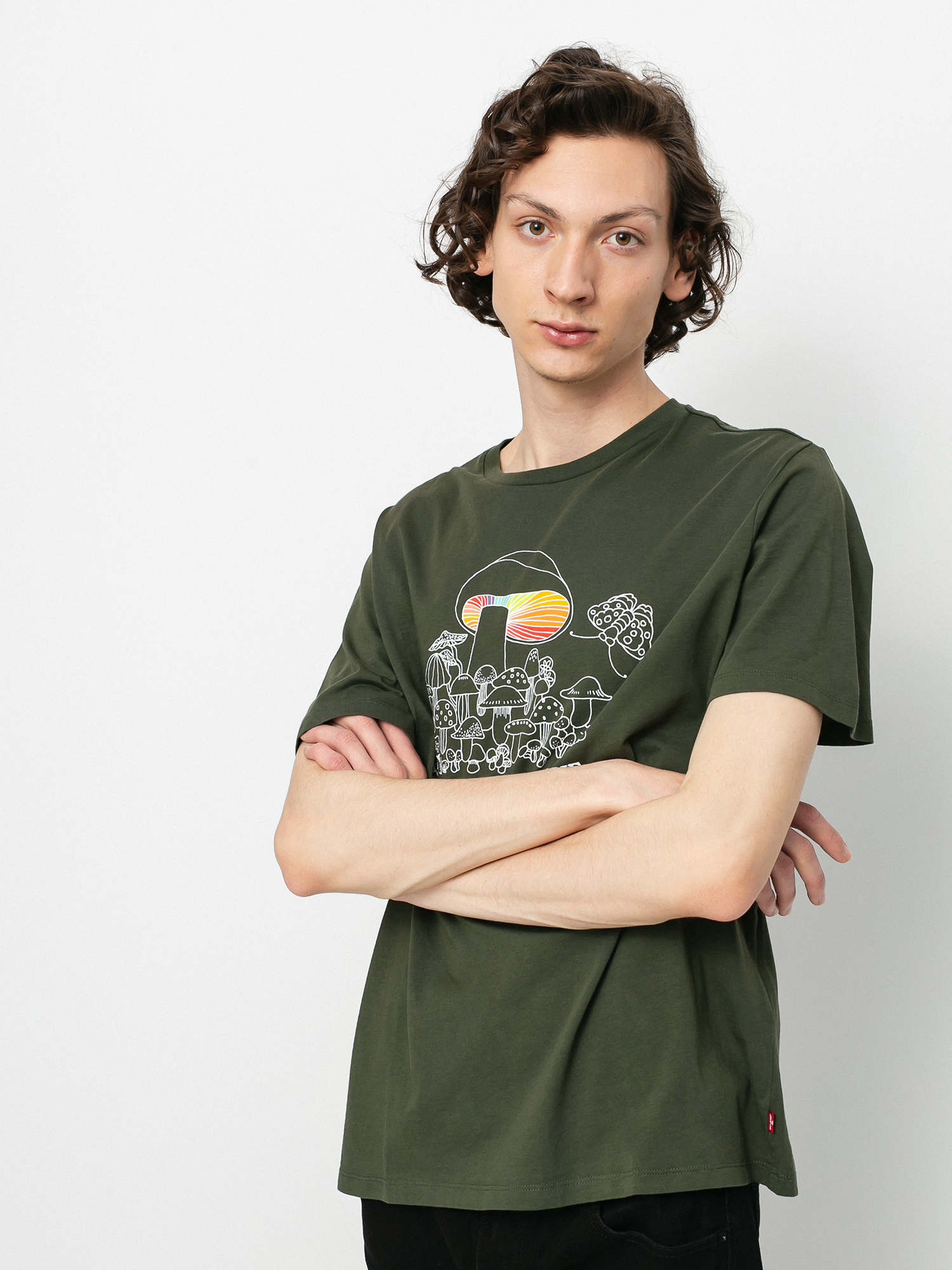 T-shirt Levi's® Graphic Crewneck (logo fill deep depths)