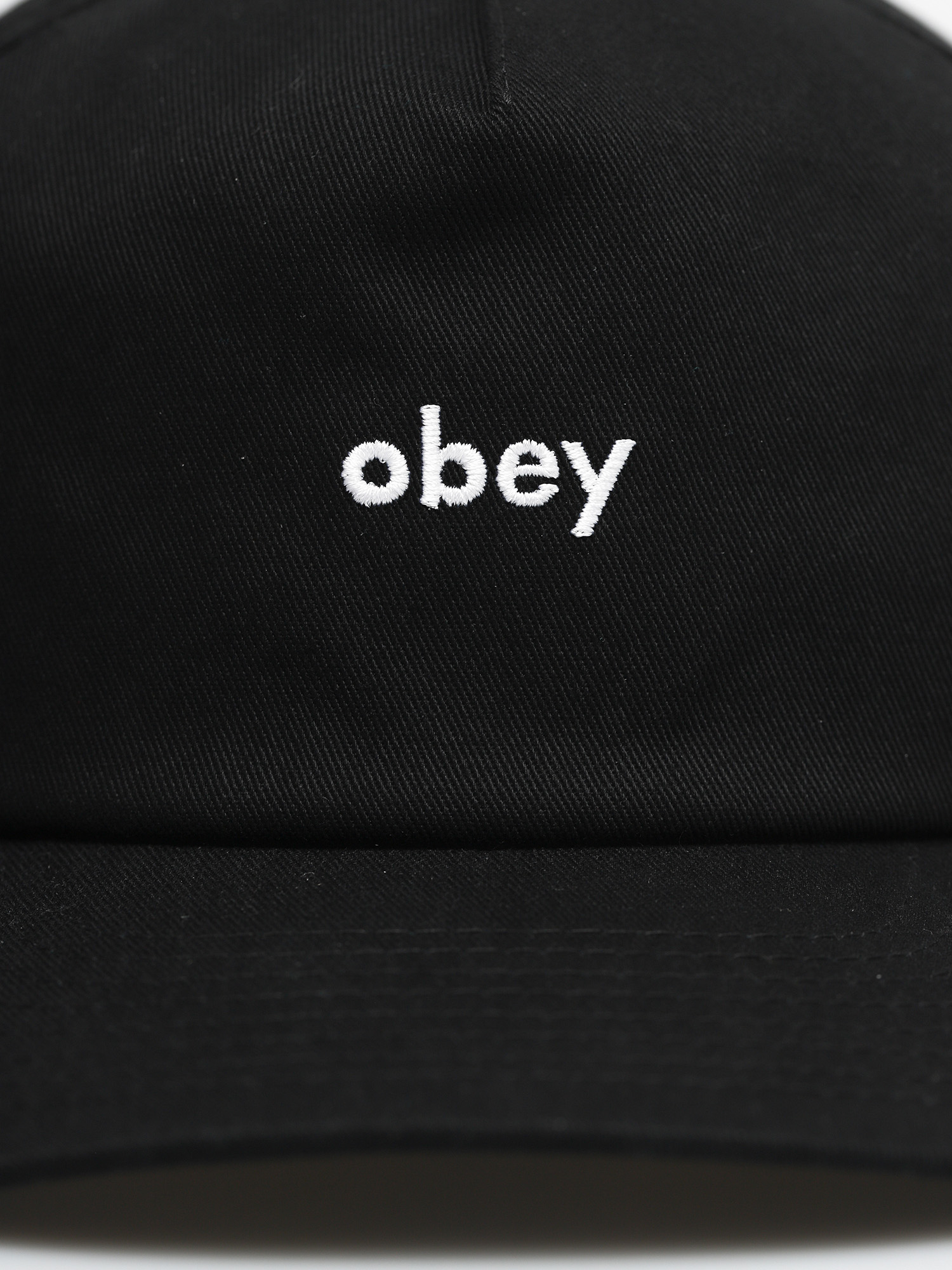 Czapka z daszkiem OBEY Lowercase ZD (black)