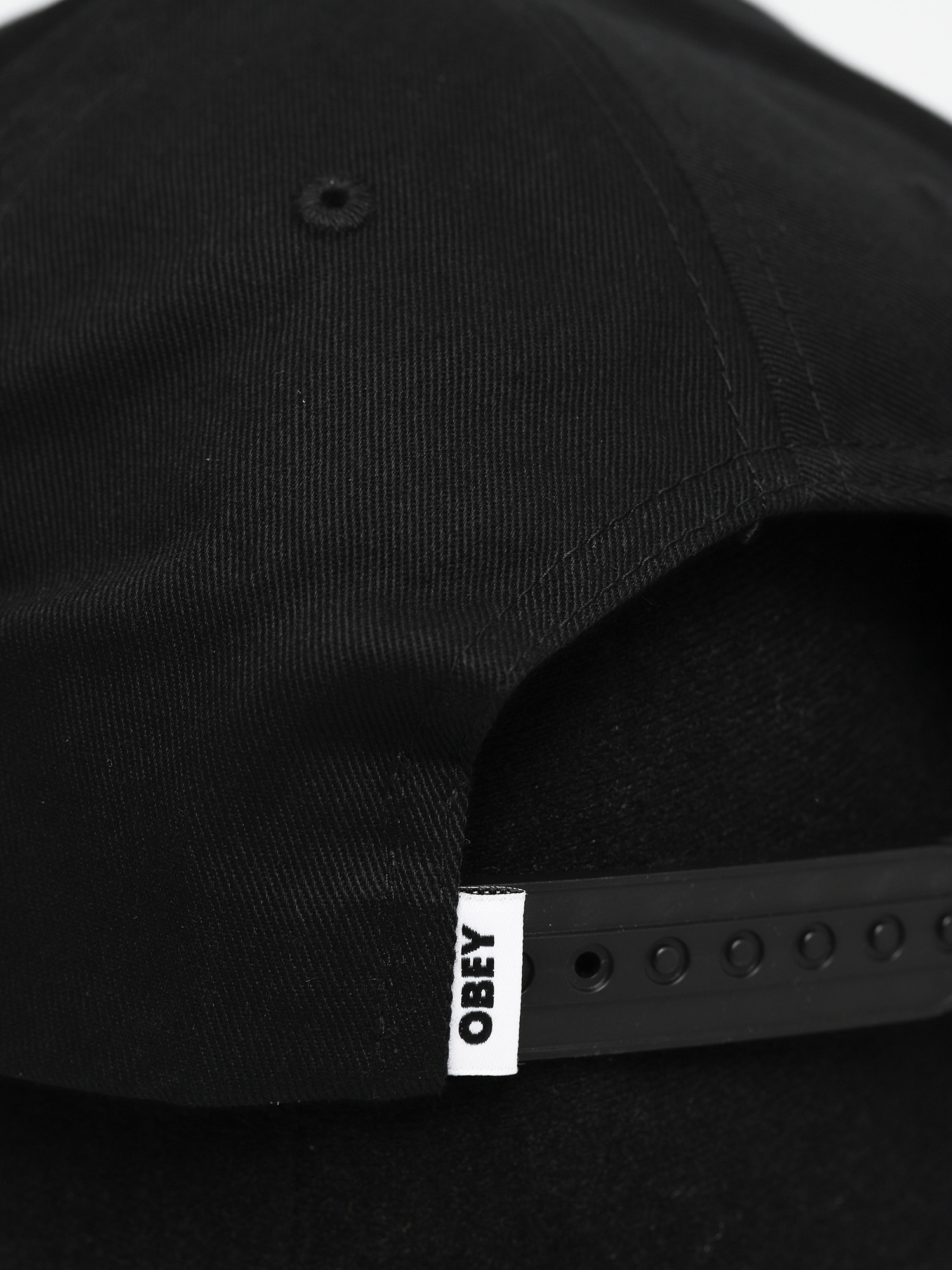 Czapka z daszkiem OBEY Lowercase ZD (black)
