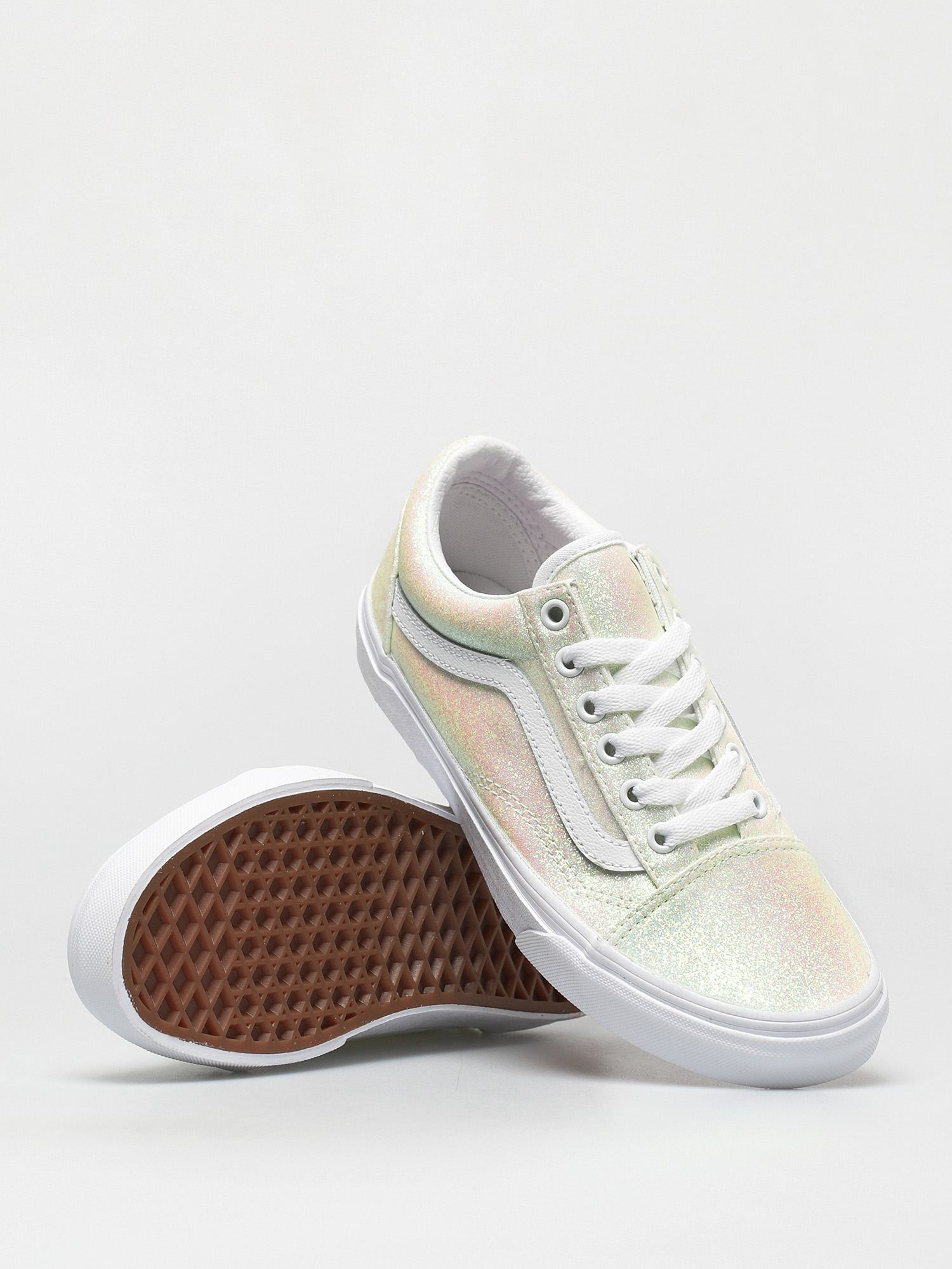 Buty Vans Old Skool (uv glitter pink/true white)