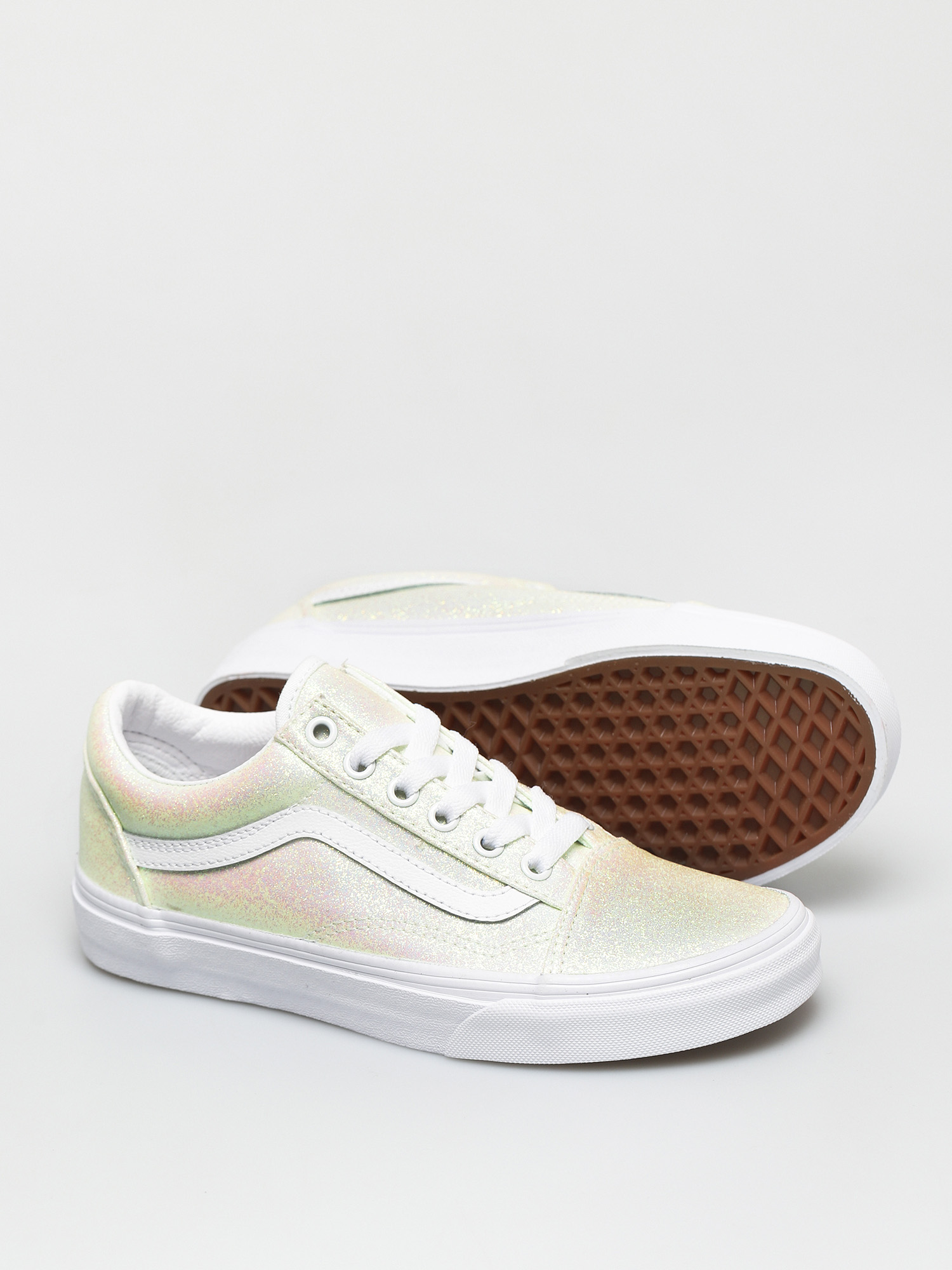 Buty Vans Old Skool (uv glitter pink/true white)