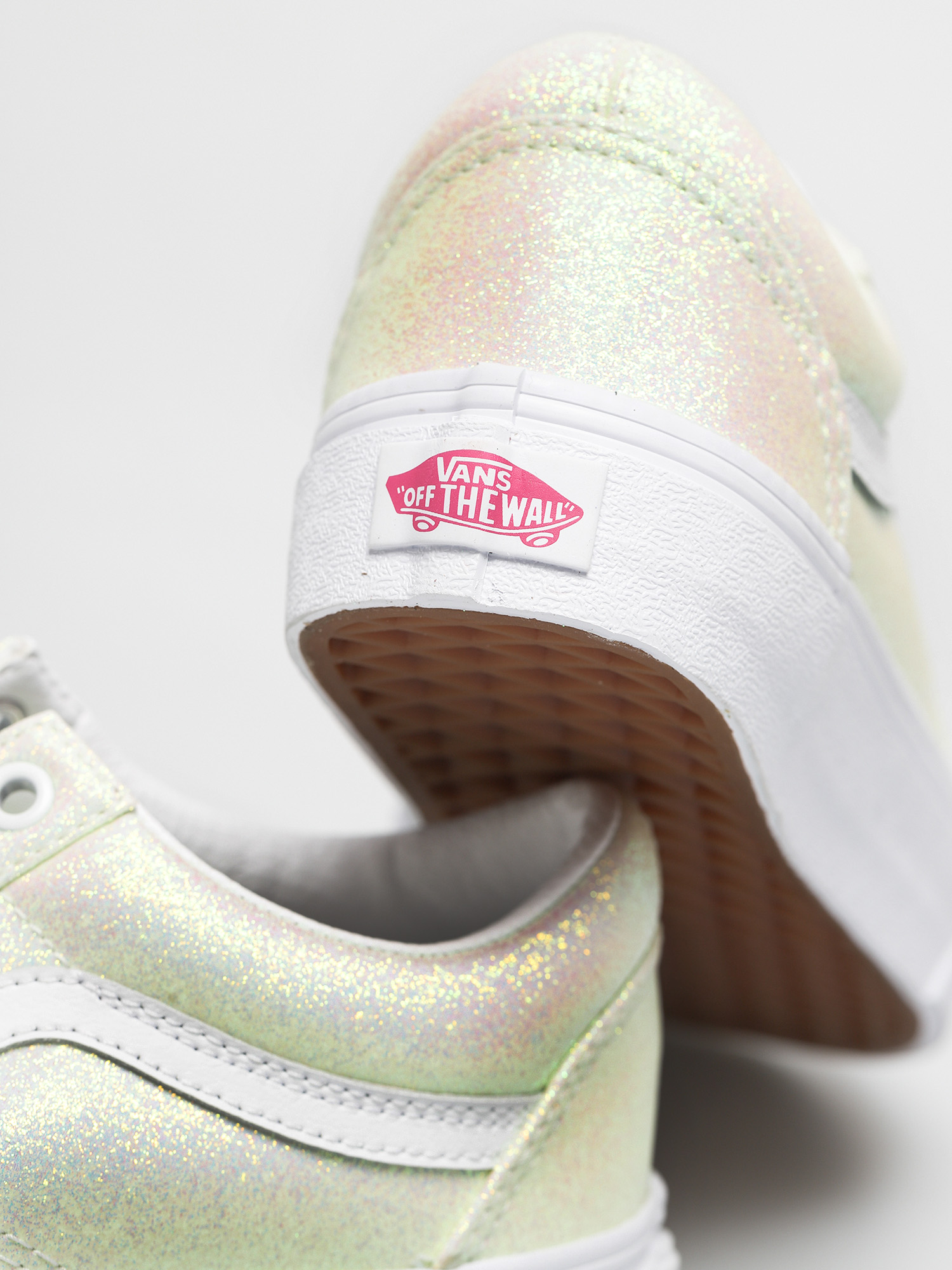 Buty Vans Old Skool (uv glitter pink/true white)