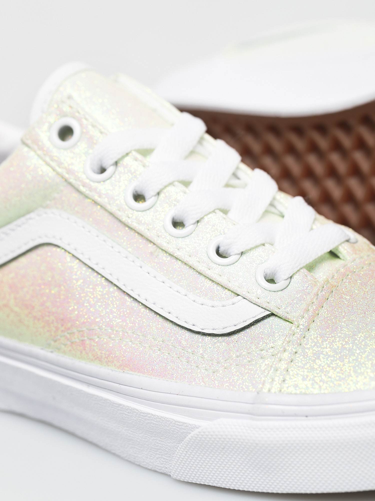 Buty Vans Old Skool (uv glitter pink/true white)