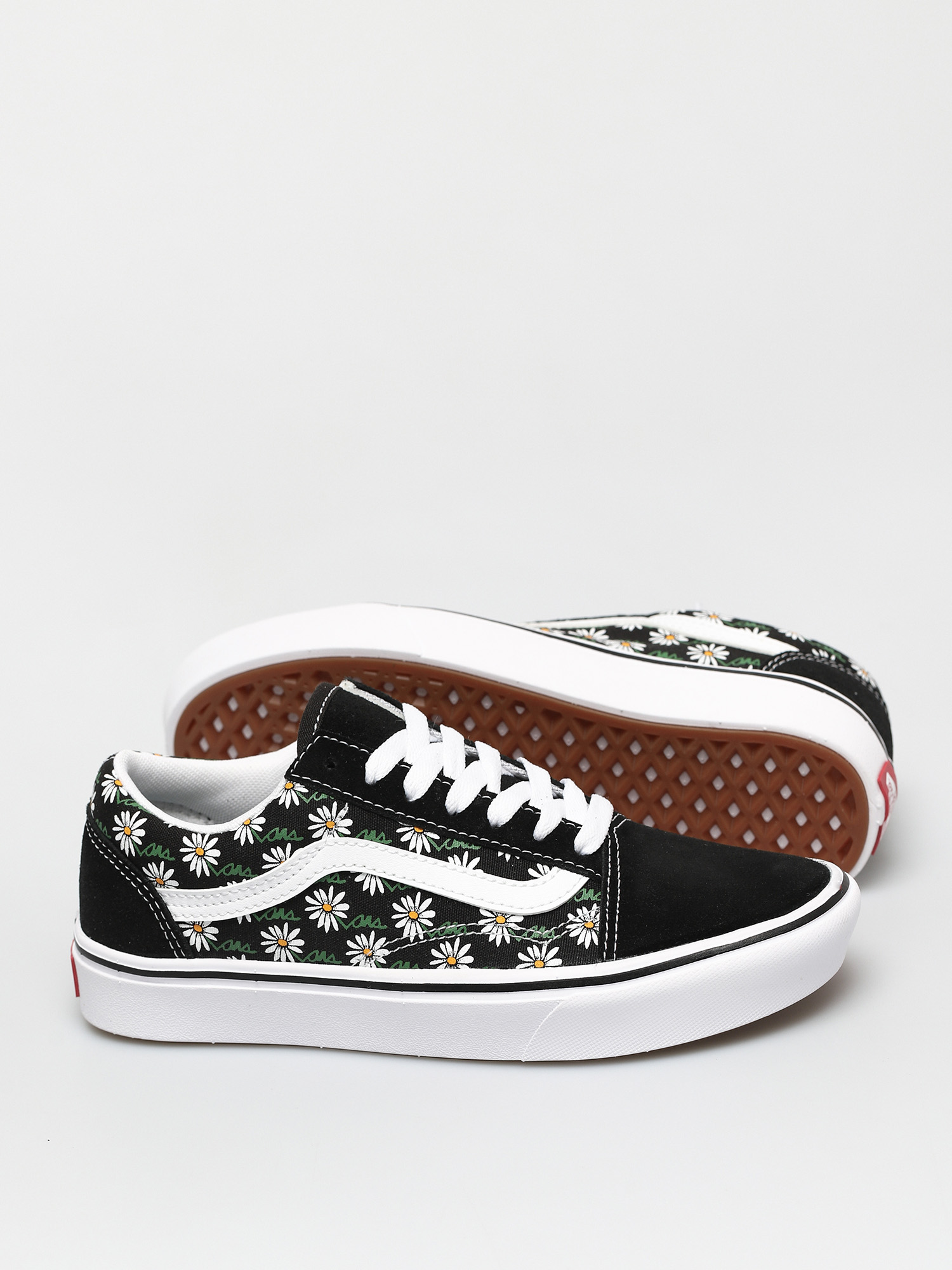 Buty Vans Comfycush Old Skool (scribble flower daisy/black)
